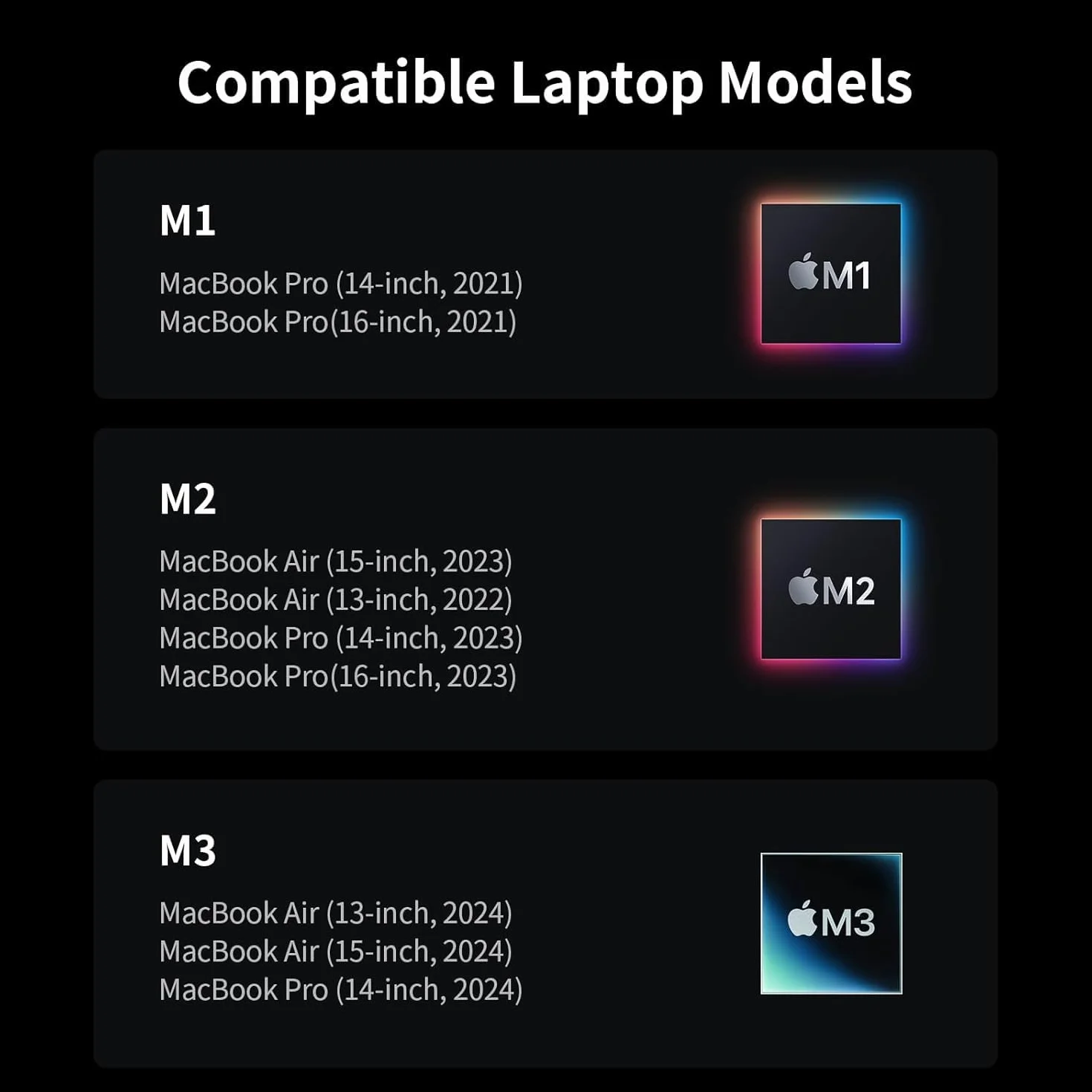 Mcdodo Adapter USB C na Magsafe 3 magnesy 140 W, USB C na Mag-Safe, 3 przewody, szybkie ładowanie, Magsafe 3, kompatybilny z MacBook Pro M1 2021/M2 2023 (14"/16"), MacBook Air M2 (13"/15"), M3/M3 Pro