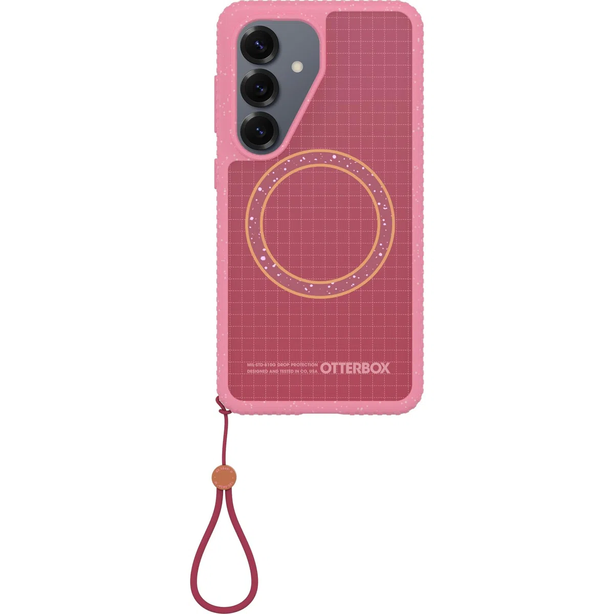 OtterBox Etui Sole Series z magnesami do Samsung Galaxy S26, Przezroczyste, Wstrząsoodporny, 5 Razy Przetestowane Zgodnie ze Standardami Wojskowymi, Różowe