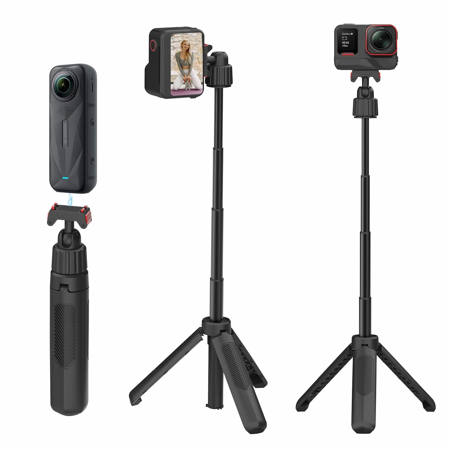 Magnetyczny statyw do Insta360 Ace Pro 2 40 cm, wysuwany akcesoria