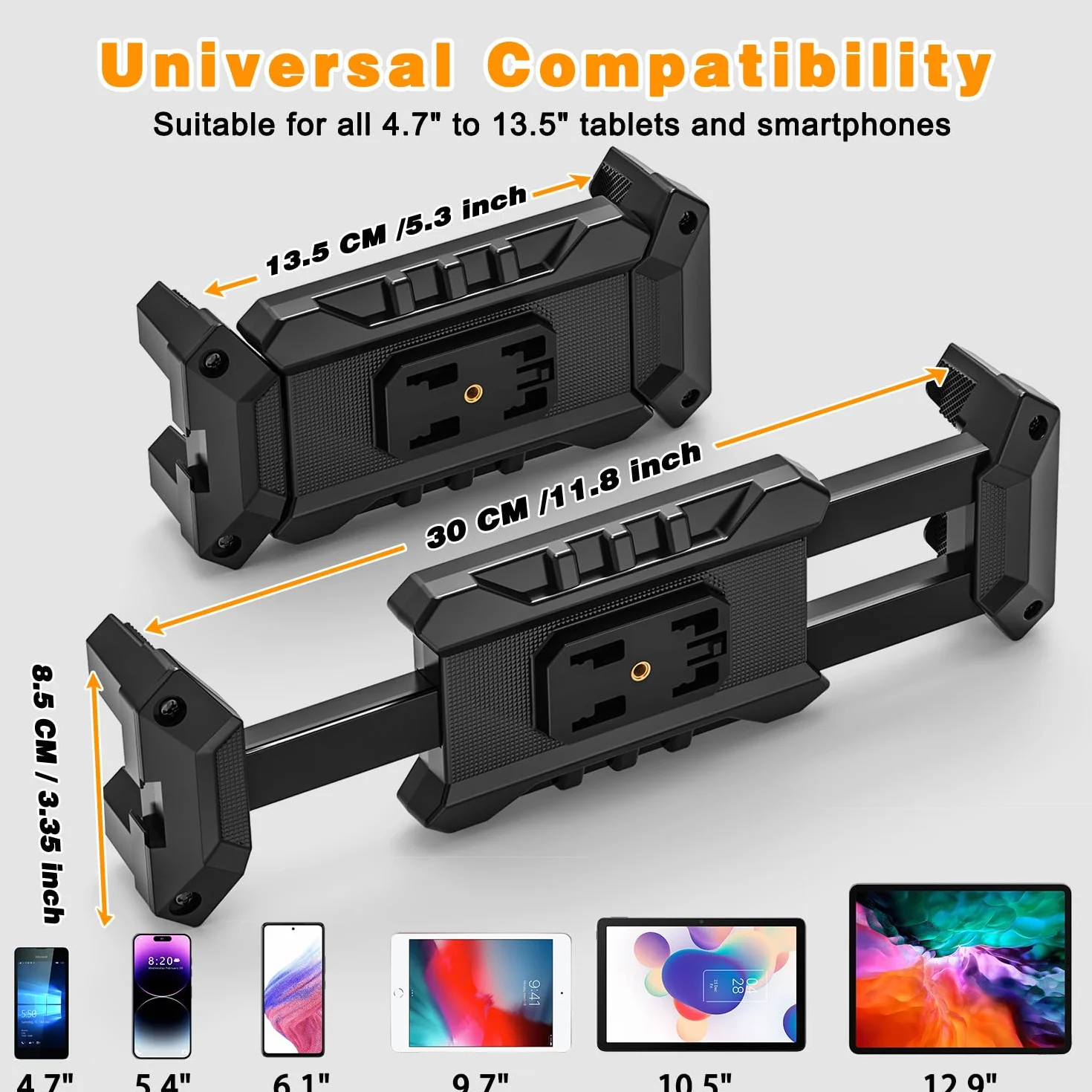 Uchwyt na tablet, stojak na biurko, regulowany 360° uchwyt na tablet z gęsią szyją, stojak na biurko, uchwyt na tablet iPad Pro Air Mini 11.9 cm - 34.3 cm tablet smartfon