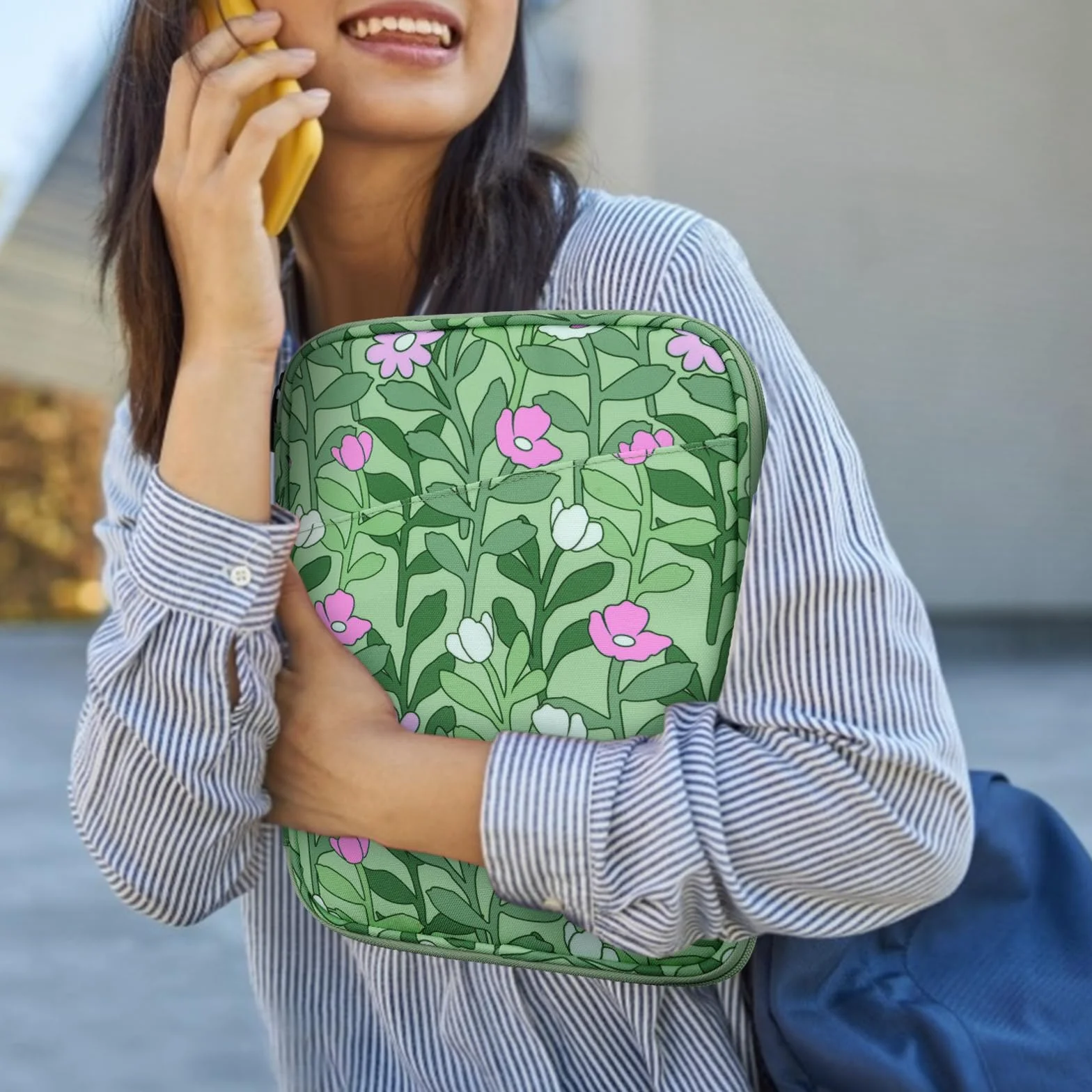 Dadanism 9-11 Inch Tablet Sleeve fits iPad 10.2 2021-2019, iPad Pro 11 2021-2018, iPad Air 4 10.9 2020, Galaxy Tab A8 10.5 2022, Tab A7/S6 Lite 10.4 2020 Tablet Protective Sleeve Bag, Papaver Rhoeas