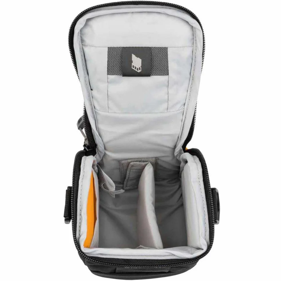 Lowepro Adventura Sh 115 II, torba na ramię na aparat z regulowanym/zdejmowanym paskiem na ramię, plecak na aparat do aparatu bezlusterkowego, kompatybilna z Sony Alpha 6000 Series, czarna