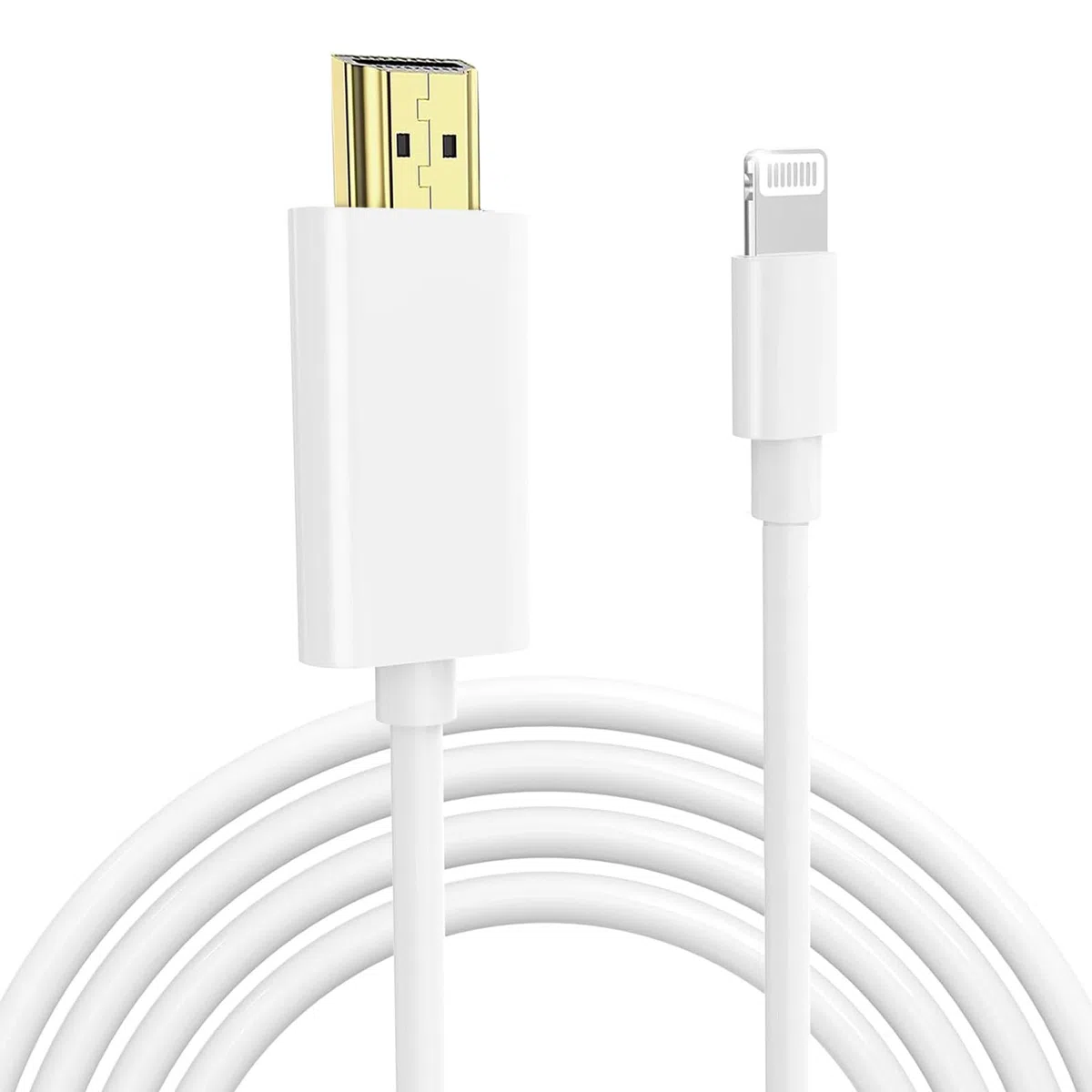 Kabel Lightning na HDMI do iPhone'a cyfrowy adapter AV 1080P HD Video Sync złącze ekranu iPhone do HDMI do monitora projektora telewizyjnego