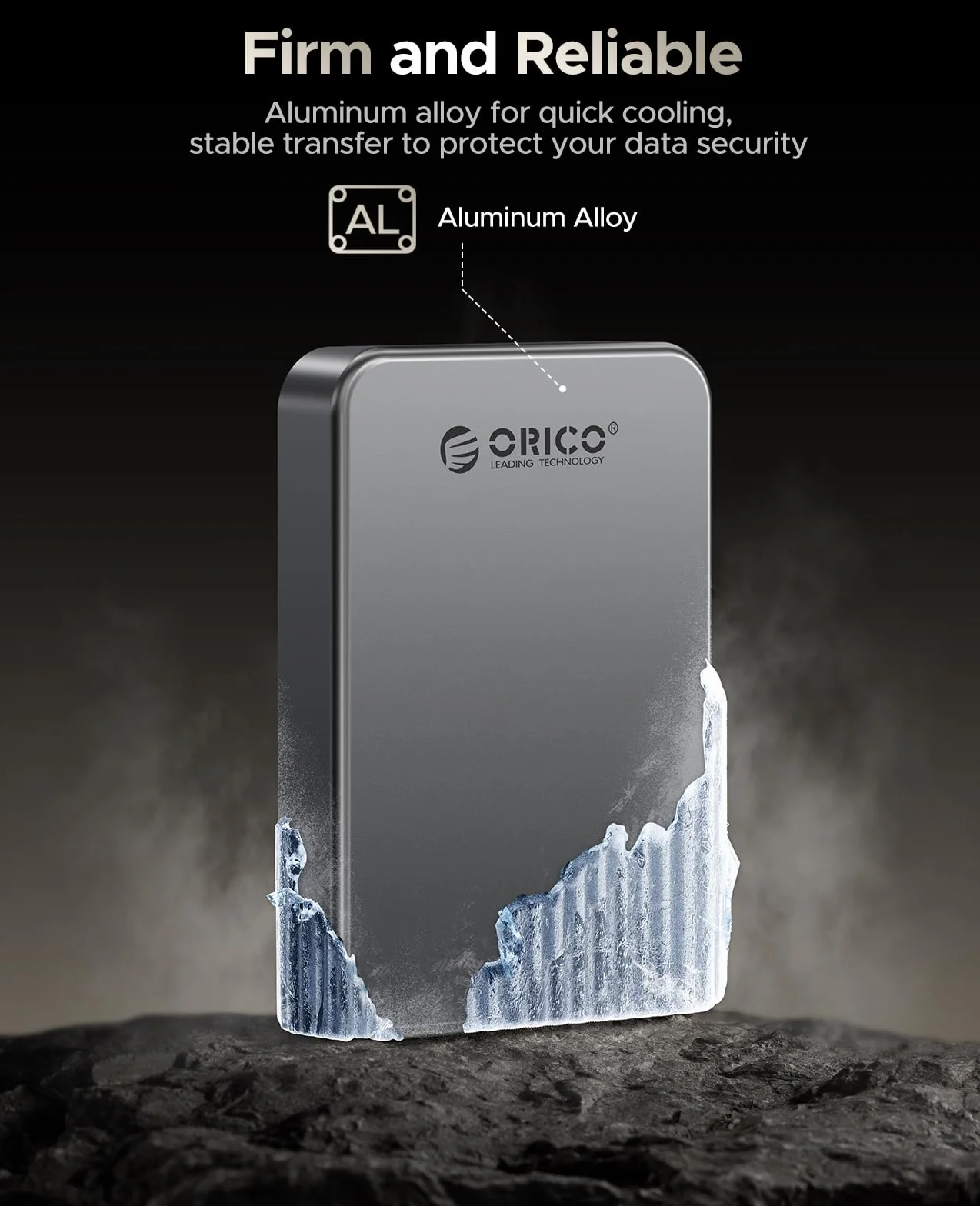 ORICO 256 GB Magneticzna przenośna SSD, nagrywanie i przechowywanie 4K 120 kl./s ProRes HDR, USB 3.0 do 460 MB/s, kabel USB C i A 2 w 1, zewnętrzny dysk SSD kompatybilny z iPhone 16/15 Pro Max