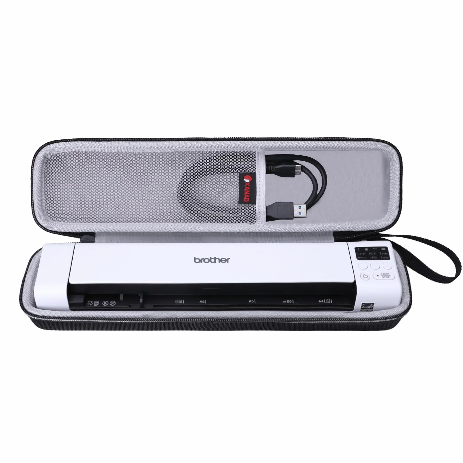 XANAD Etui ochronne do skanera Brother DS-940 A4 skanowanie WLAN USB