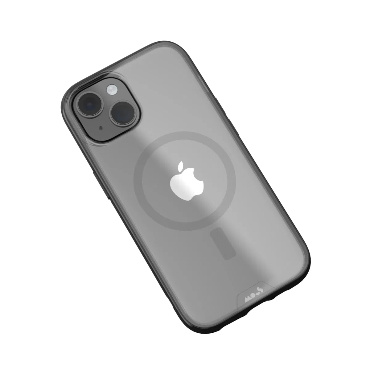 Mous Etui do iPhone 15 kompatybilne z MagSafe, przezroczyste - Clarity 2.0 - Etui ochronne na iPhone'a 15 - Odporne na zarysowania krystalicznie czyste i smukłe wzornictwo - odporne na wstrząsy etui