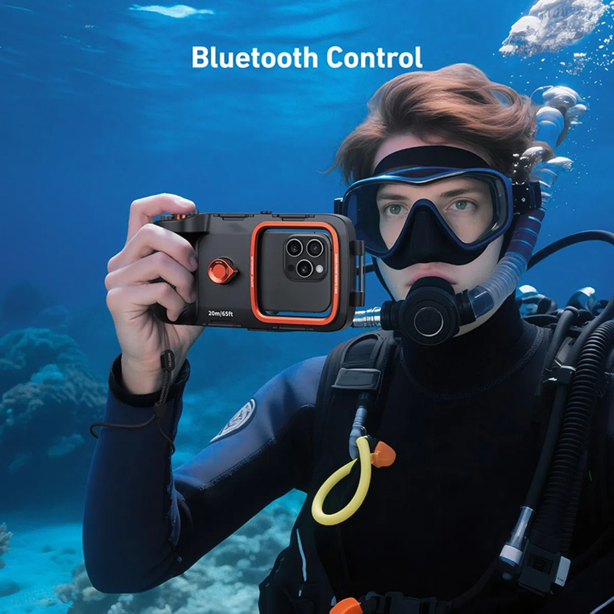 SHEAWA Uniwersalne wodoodporne etui na telefon iPhone Huawei Xiaomi do smartfonów do 7 cali fotografia podwodna