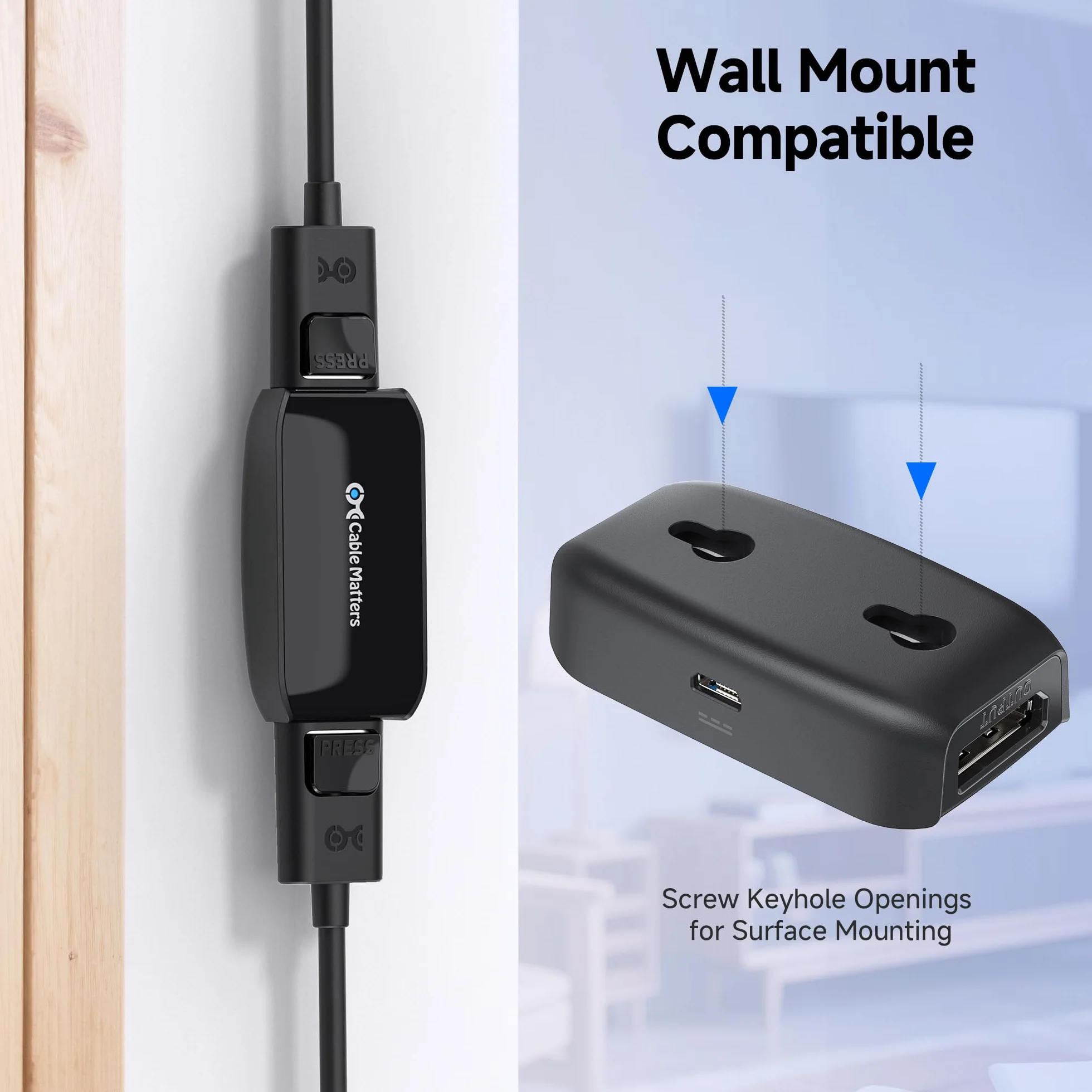 Cable Matters Wzmacniacz DisplayPort z obsługą rozdzielczości wideo 8K dla Oculus Rift i nie tylko