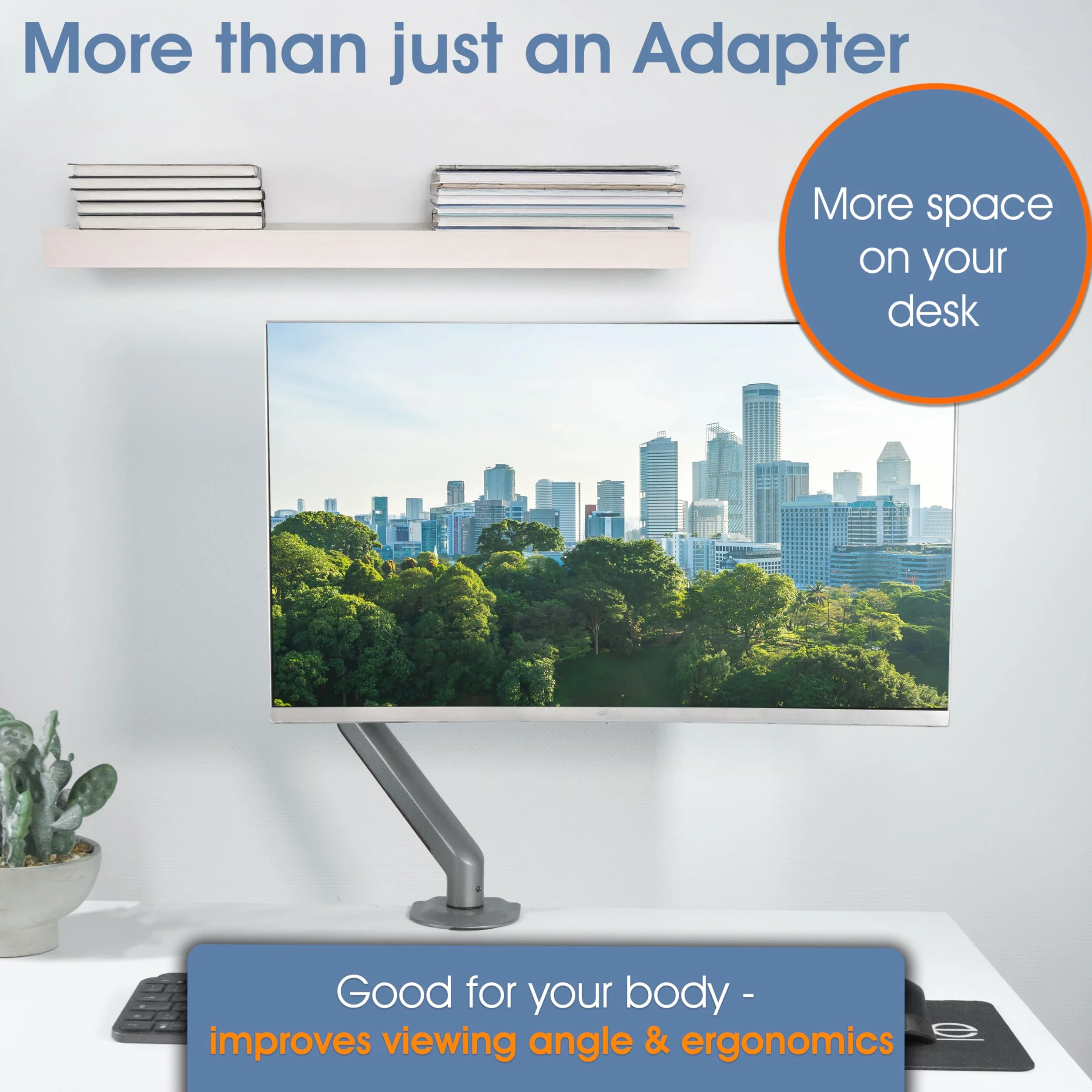 3IDEE Adapter VESA kompatybilny z Samsung M8 Smart Monitor (S32BM801UU 32", LS32BM) wraz z zestawem śrub - 75x75mm