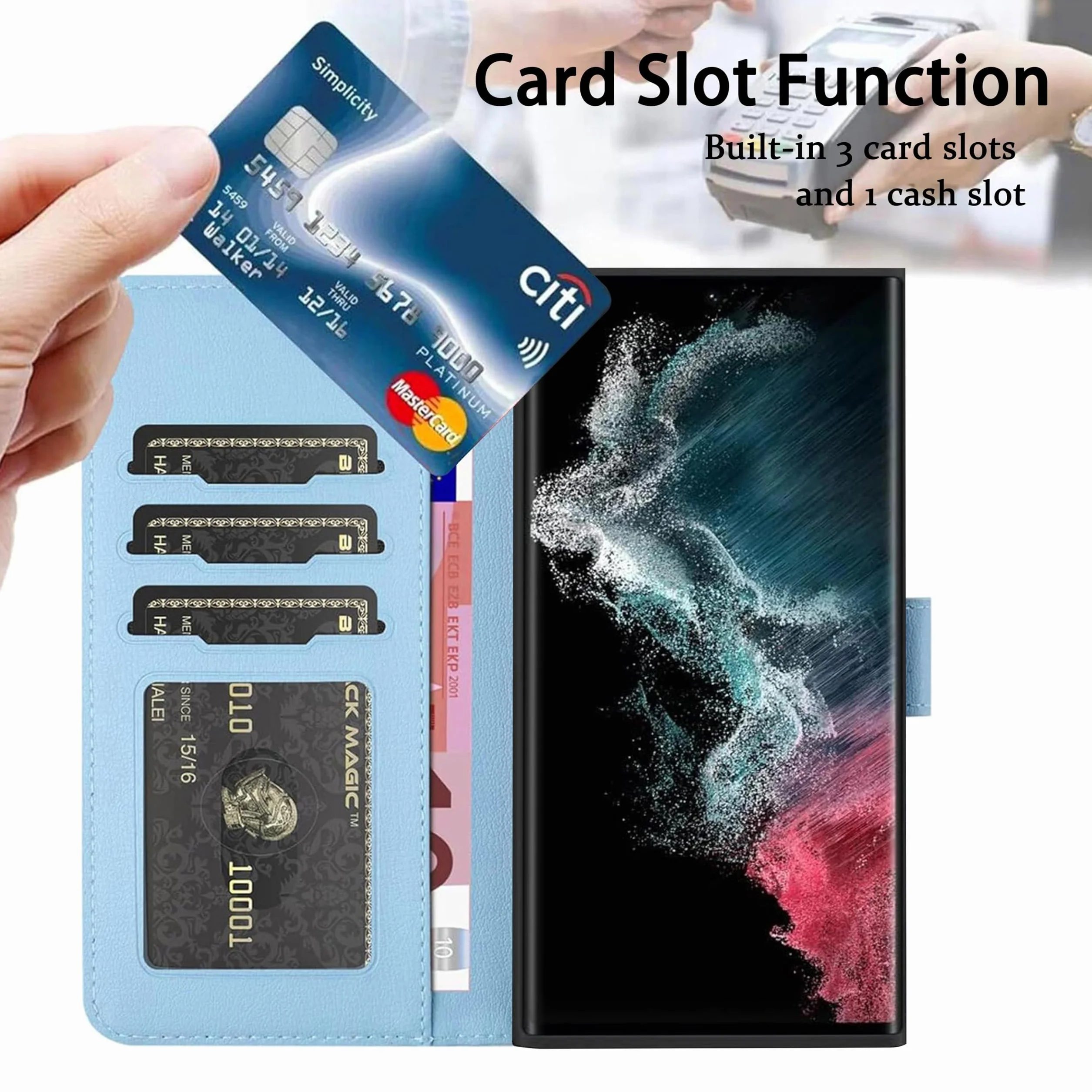 Samsung Galaxy S26 Etui Składane Flip Cover Kota Skóra Poliuretanowa 6,3 cala