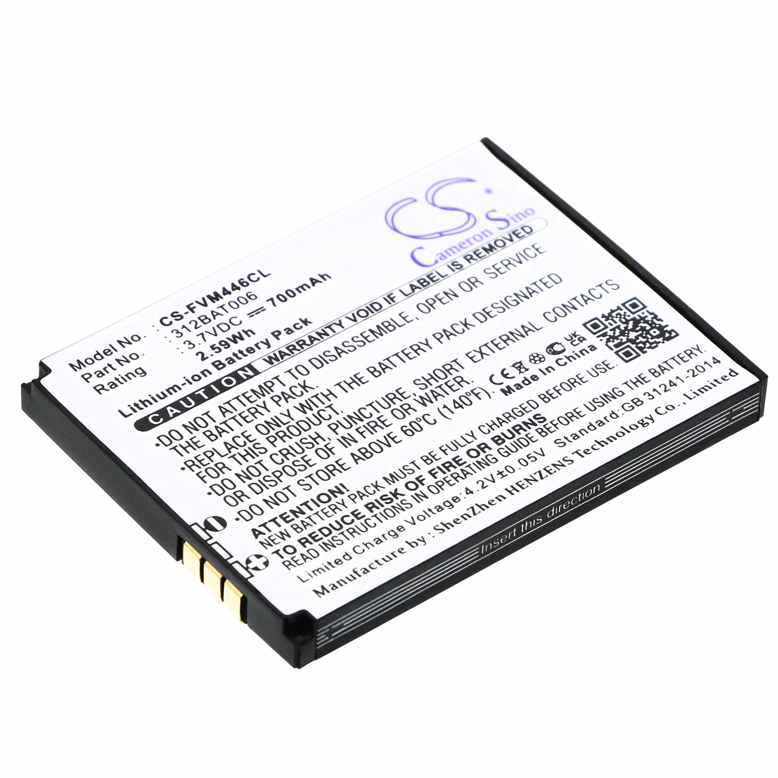 TECHTEK Bateria 700mAh kompatybilny z [FRITZFon] 2000 2446, AVM 2000 2446, C4, EM25, EM325, M2, M325, MT-F zastępuje 312BAT006 FBA