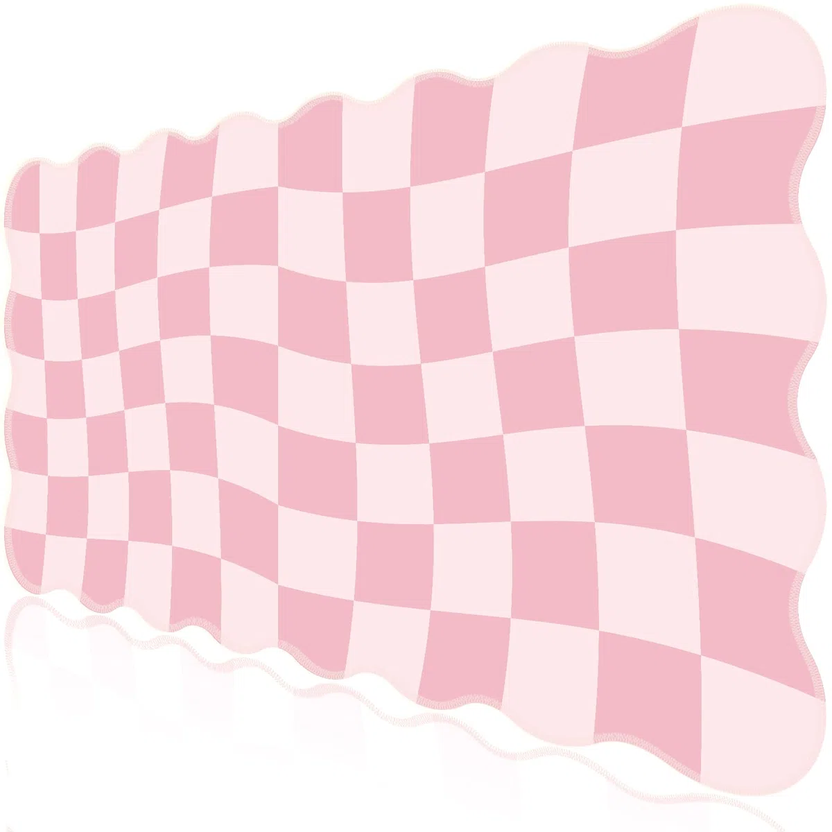 L-SPOUTTO Różowa podkładka pod mysz, geometryczna mata na biurko XXL, duża zapiekanka podkładka pod mysz do gier, 89 x 40 cm, antypoślizgowa gumowa podstawa, wodoodporna mata na biurko do laptopa