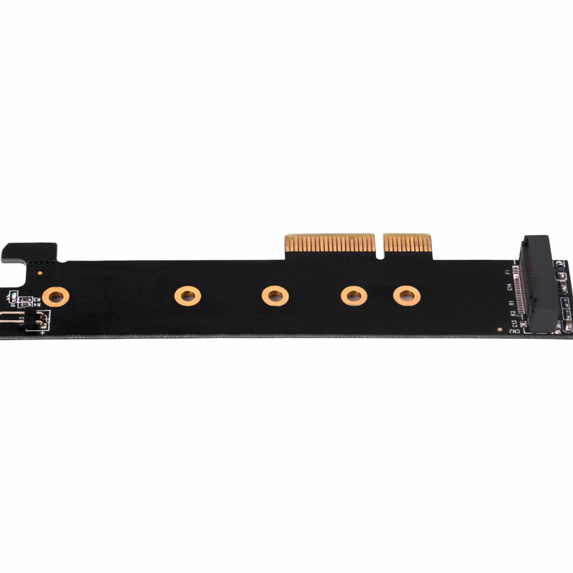 SilverStone ECM26, karta adaptera M.2 NVMe SSD do PCIe x4, PCIe CLKREQ, 2230, 2242, 2260, 2280, 22110, SST-ECM26