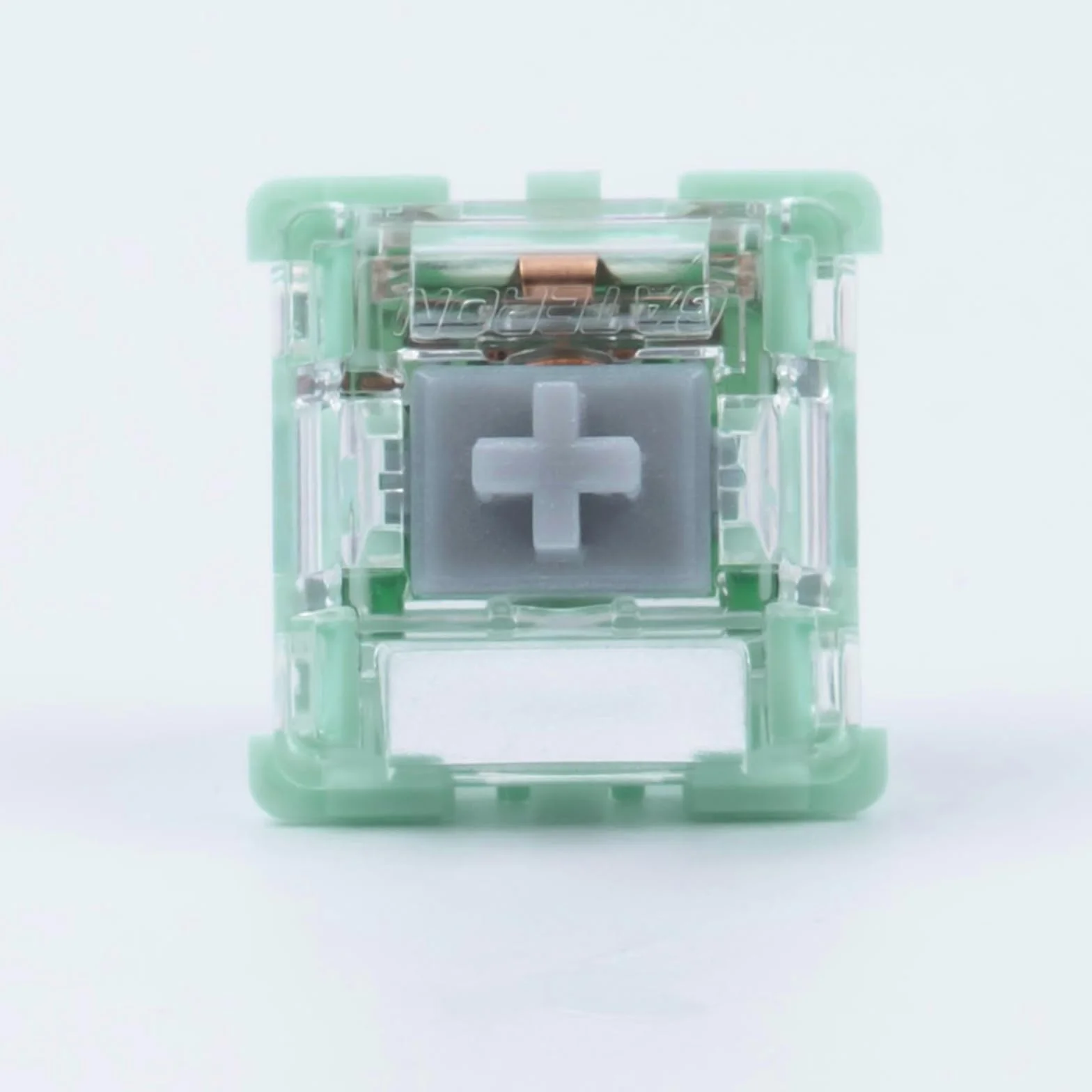 Gateron Jade 3.0 Srebrne przełączniki, 3-pinowe 45gf liniowe/wsmarowywane/podwójne sprężyny dla klawiatury mechanicznej (srebrne, 36 szt.)
