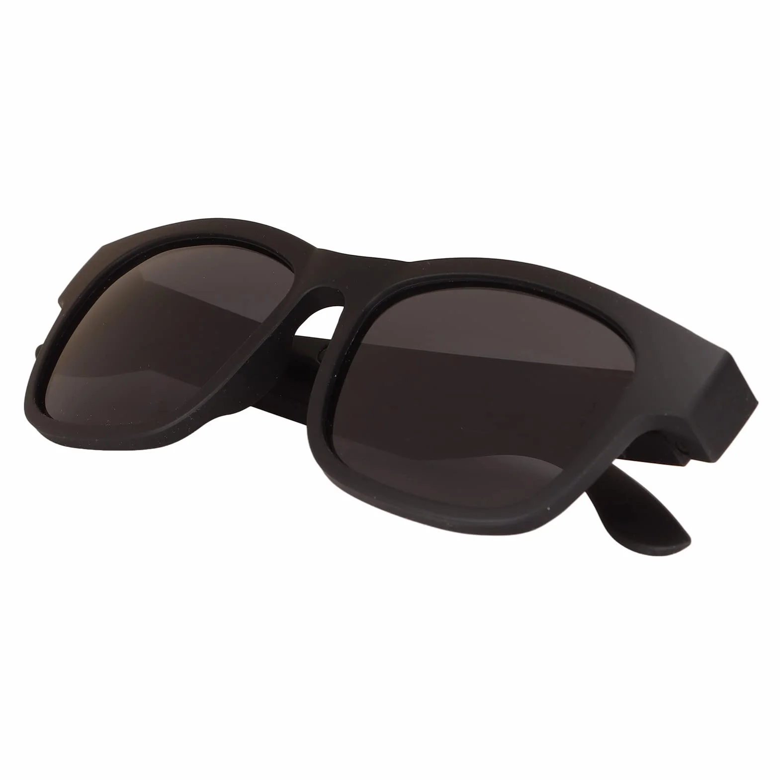 Inteligentne Okulary Audio, Bezprzewodowe Okulary Przeciwsłoneczne Bluetooth z Otwartym Uchem ze Słuchawkami, Spolaryzowane Okulary Przeciwsłoneczne z Redukcją Szumów na świeżym(czarny)