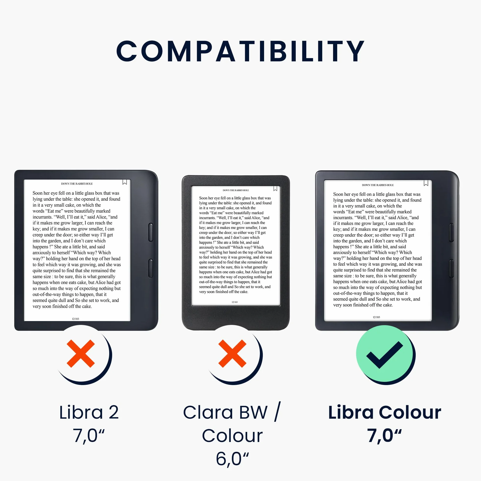 kwmobile etui na e-czytnik kompatybilne z Kobo Libra Colour/Tolino Vision Color - klapphülle z ekoskóry antracyt