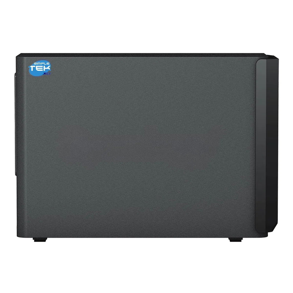 SIMPLETEK - 2-kieszeniowe urządzenie sieciowe NAS z podwójnym dyskiem HDD 1TB+1TB, Gigabit Ethernet LAN, kopiowanie USB, 2 GB DDR4