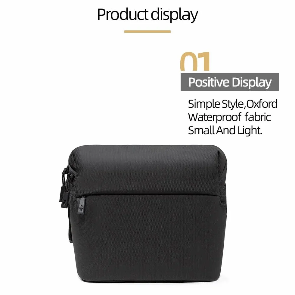 przenośna torba do przechowywania etui na ramię do DJI Mini 3/Mini 3 Pro Accessorie, Czarny, 27.5 x 21 x 11 cm, Kompaktowe