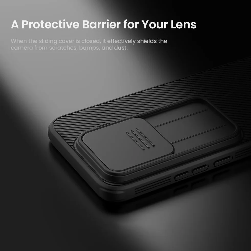 Etui do Xiaomi 17T Pro, osłona wsuwana [ochrona aparatu] paski odporne na odciski palców, odporne na wstrząsy, twarde etui ochronne (czarne, Xiaomi 17T Pro)