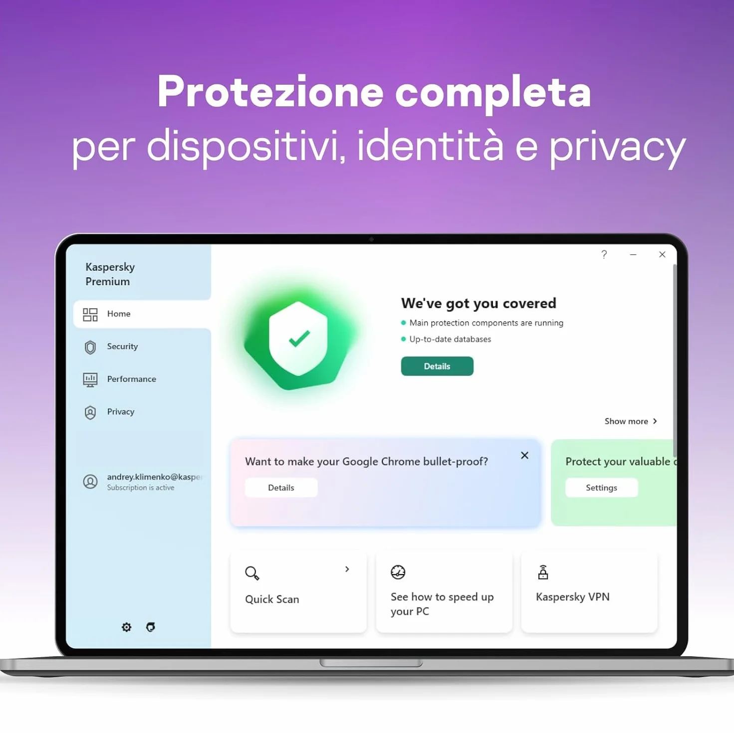 nextradeitalia Kaspersky Total Security 2022 PC/Mac/Android/iOS -1 Anno- 10 DISPOSITIVI