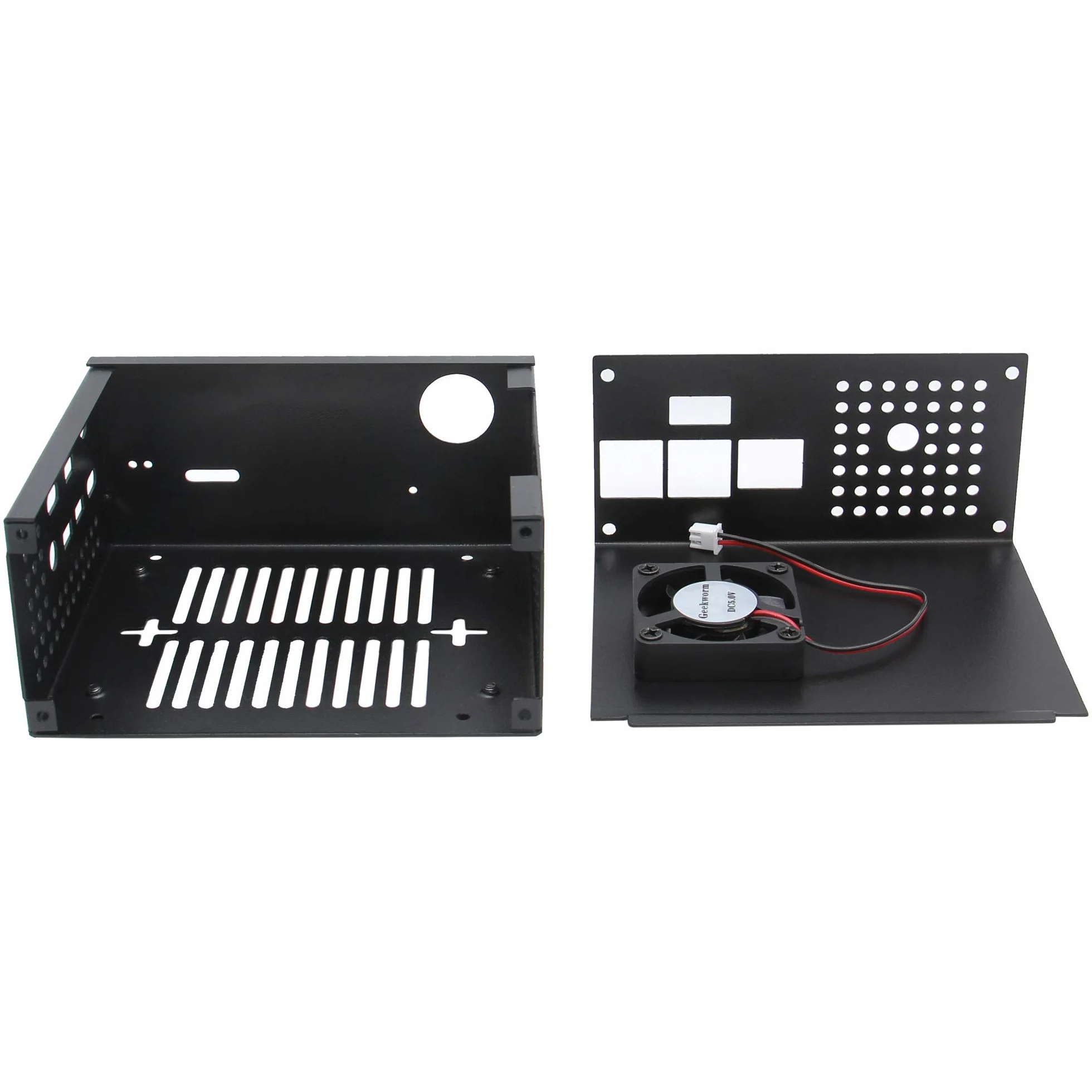 Geekworm X825-C8 Case, Only Support X825 V2.0 2.5 Inch SATA SSD/HDD Shield & Raspberry Pi 4 & X735 (Raspberry Pi / X825 / X735 Not Included)