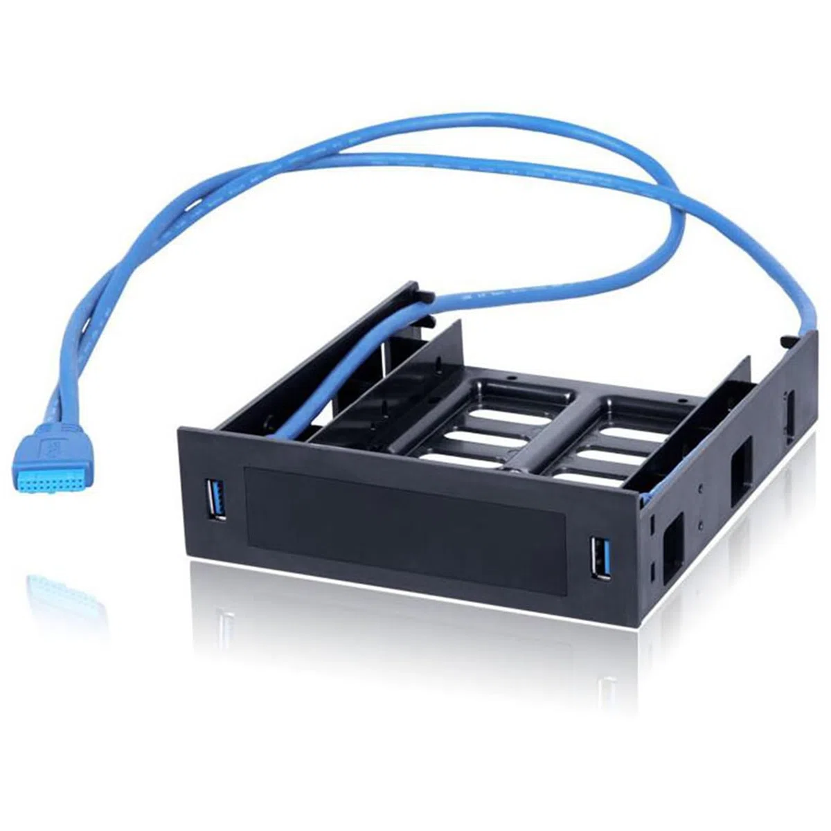 8 sztuk 2 x USB 3.0 osłona przednia z urządzeniem 3,5/HDD lub 2,5 SSD/HDD na dysku 5,25 do uchwytu na napęd optyczny