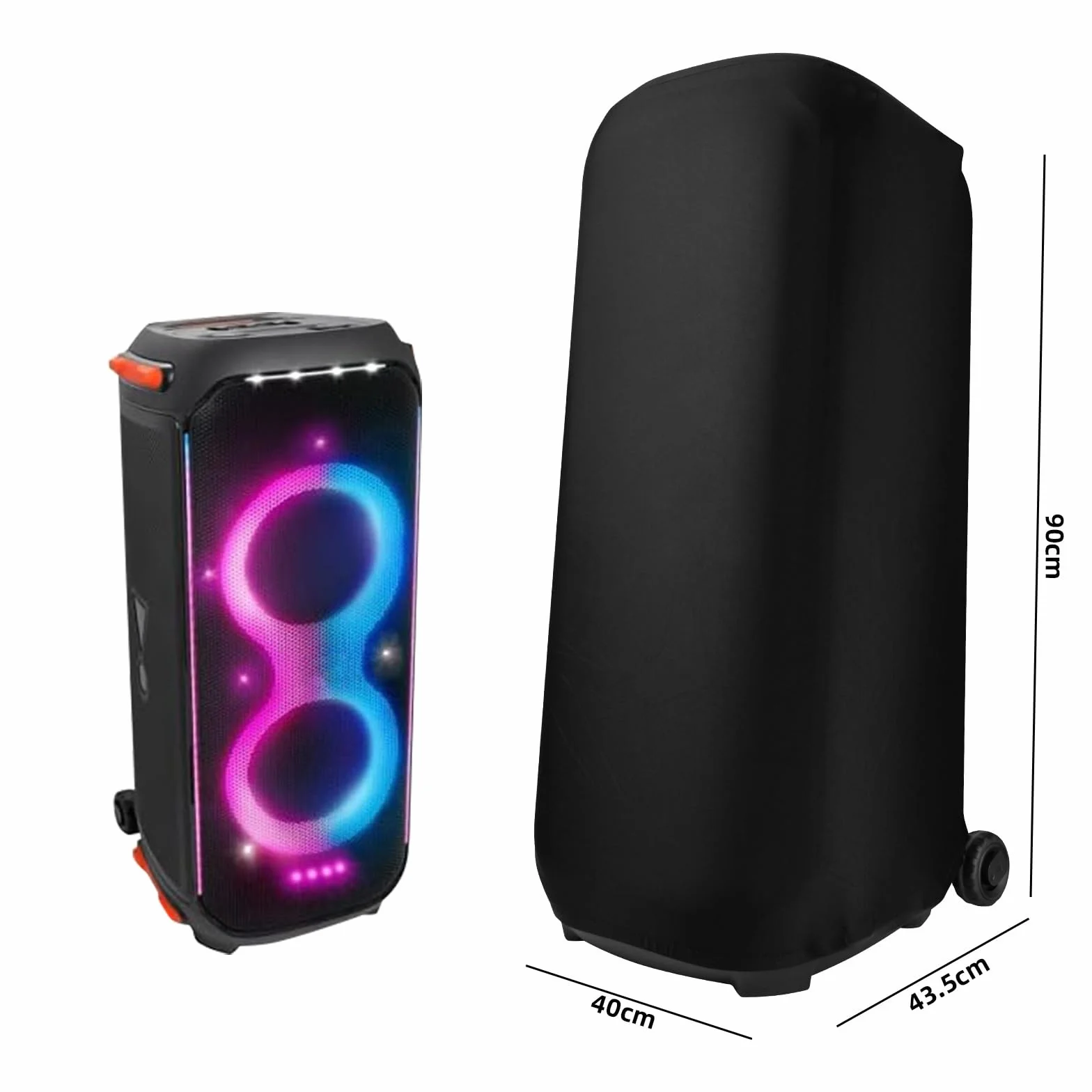 Osłona przeciwpyłowa do JBL PartyBox 710, wielokrotnego użytku, elastyczna osłona głośnika, obudowa przeciwpyłowa do JBL PartyBox 710, przenośne głośniki zewnętrzne