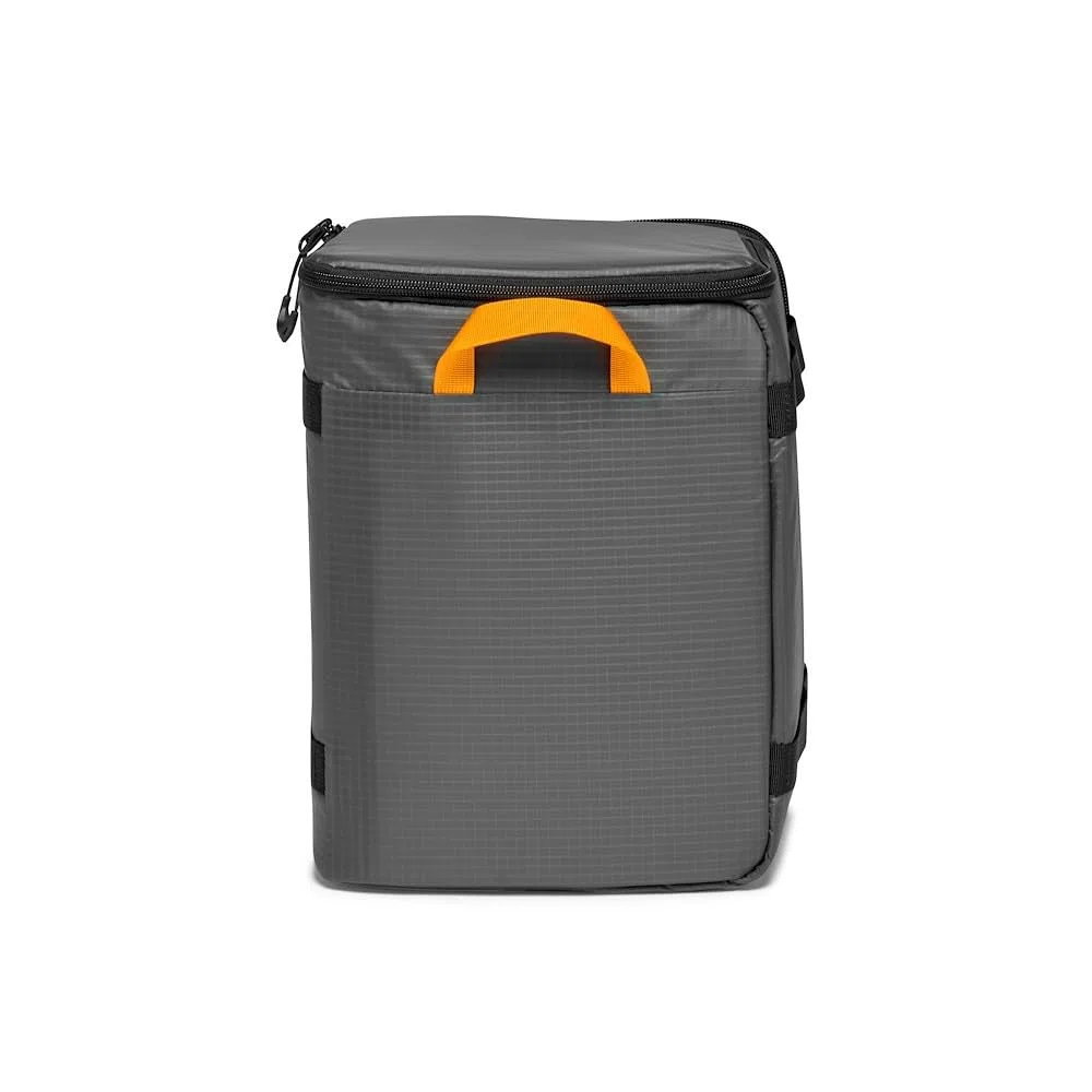 Lowepro GearUp PRO Bardzo duże II pudełko na aparat fotograficzny, twarde etui na aparat bezlusterkowy i odblaskowy, etui z regulowanymi przegrodami na plecak na aparat, torba na aparat, szara