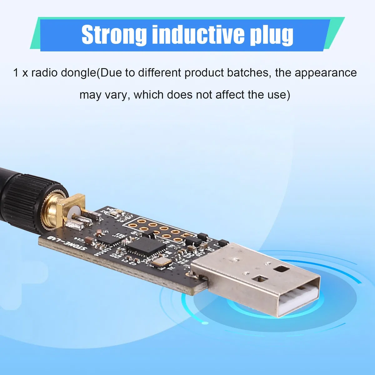 1 . Crazyradio PA - dalekiego zasięgu 2,4 GHz USB Radio Dongle z anteną oparte na NRF24LU1+ zasięg 1 km LOS