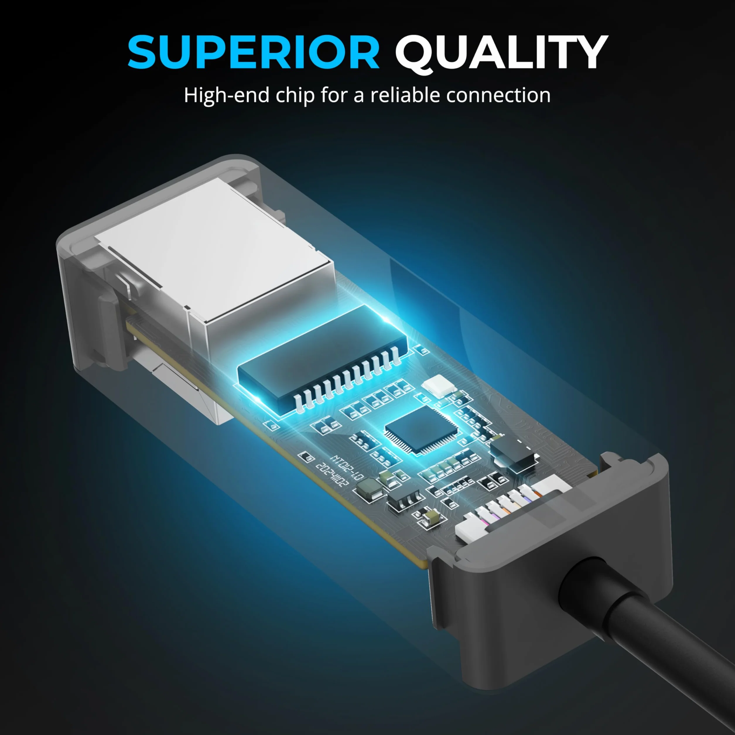 SABRENT Adapter USB 3.0 do 2.5 Gigabit Ethernet – adapter sieciowy USB-A do 2,5 GbE, aluminiowa obudowa, wtyczka i odtwarzanie, wstecznie kompatybilny z 10/100/1000/2500 Mbps, zasilanie magistralą