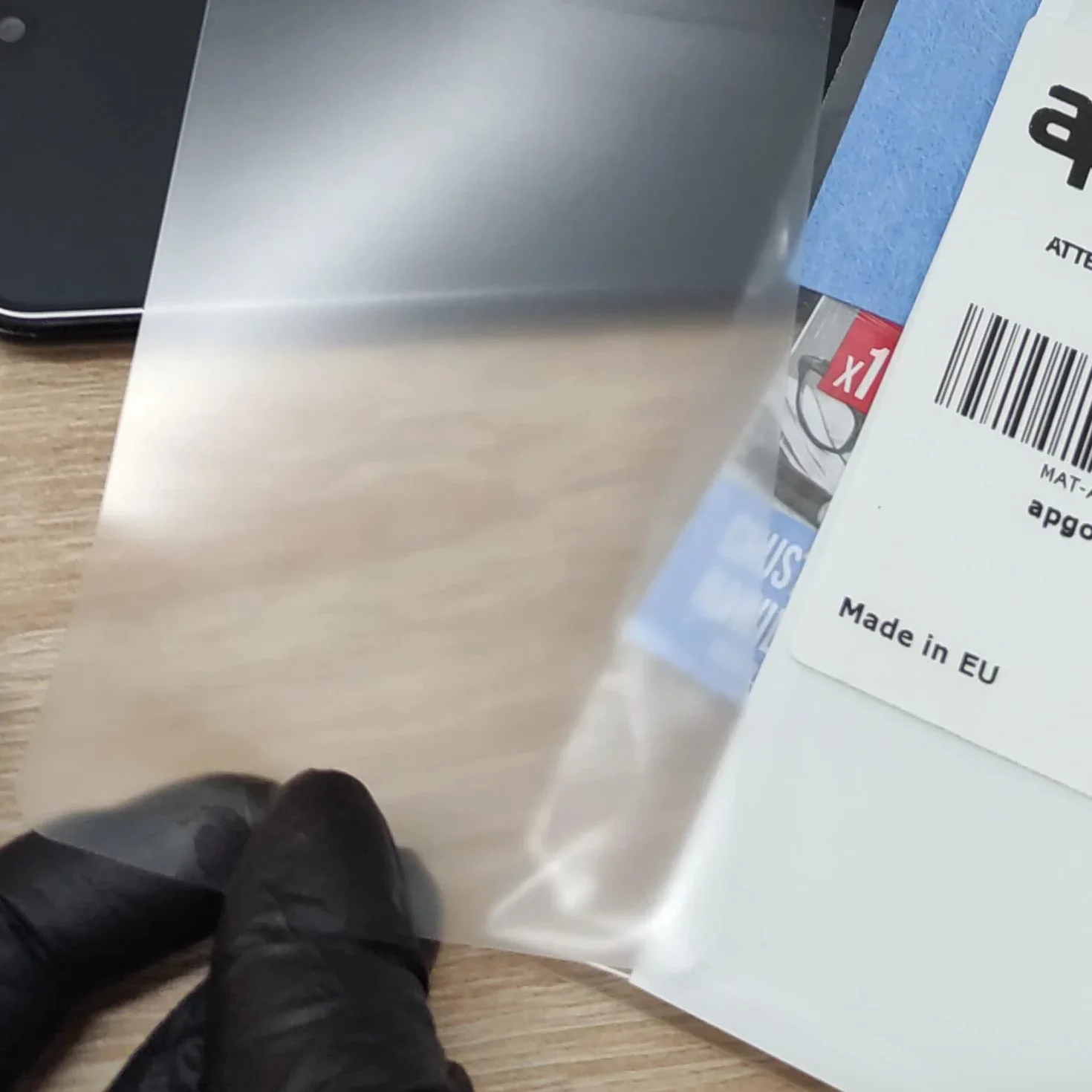 apgo MATTE Hydrogel Screen Protector for Carpuride W702B Pro, folia hydrożelowa, z warstwą pozycjonującą, łatwa instalacja
