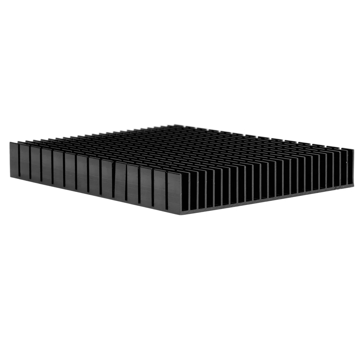 Aluminiowy radiator, chłodnica do wzmacniaczy CPU - płytki drukowane, 150 x 1220 x 20 mm, wyższy transfer ciepła, wysokiej wydajności chłodnicy (BLACK)