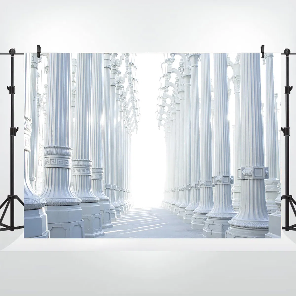 3,7 x 2,4 m greckie tło filarowe, winylowe, białe, eleganckie pałace, marmurowy filar, tło fotograficzne na ślub, urodziny, dla dzieci, kostium, przyjęcie, rekwizyty do studia