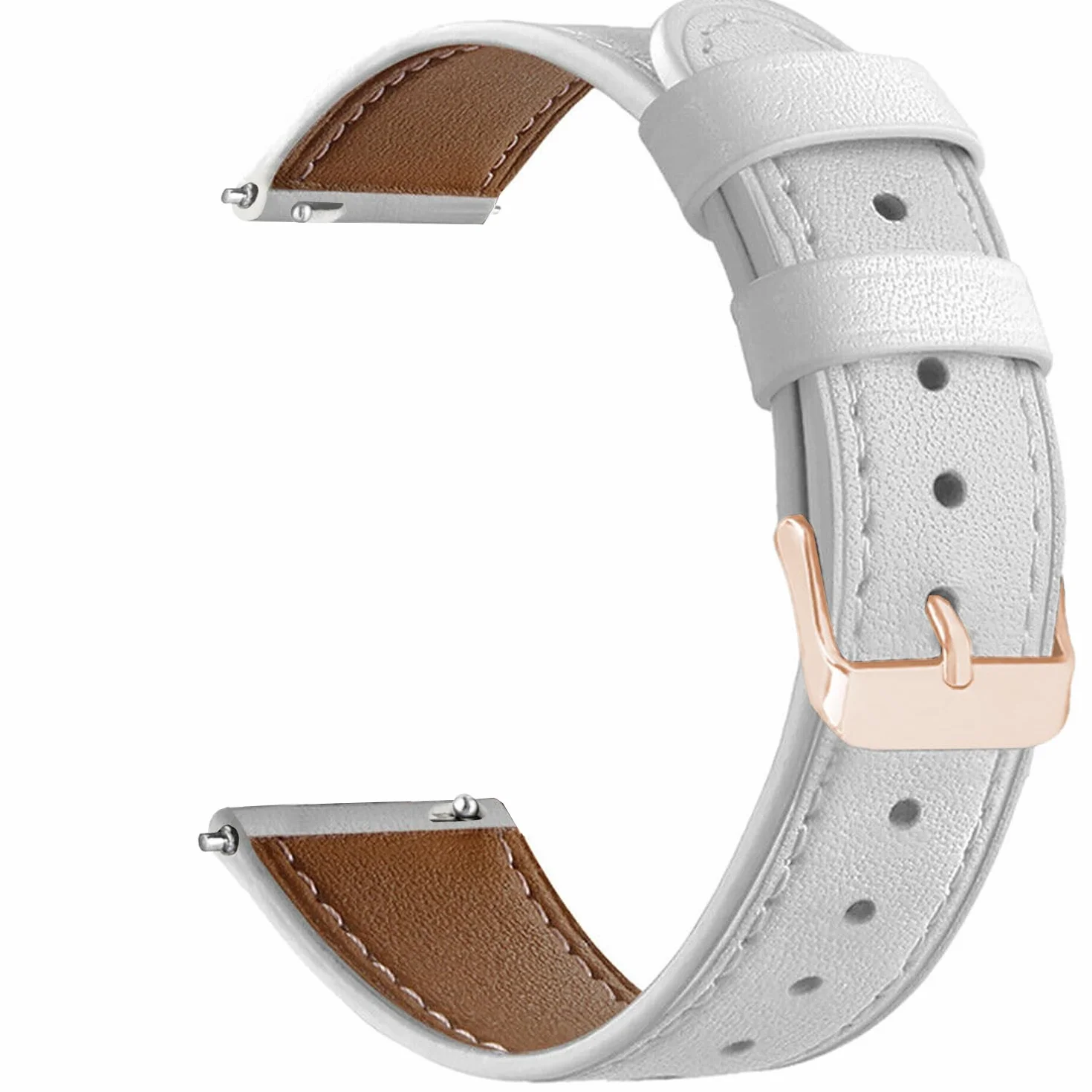 Pasek do Huawei Watch GT 4 41 mm, skórzany pasek do zegarka, 18 mm, zapasowy pasek skórzany dla kobiet i mężczyzn