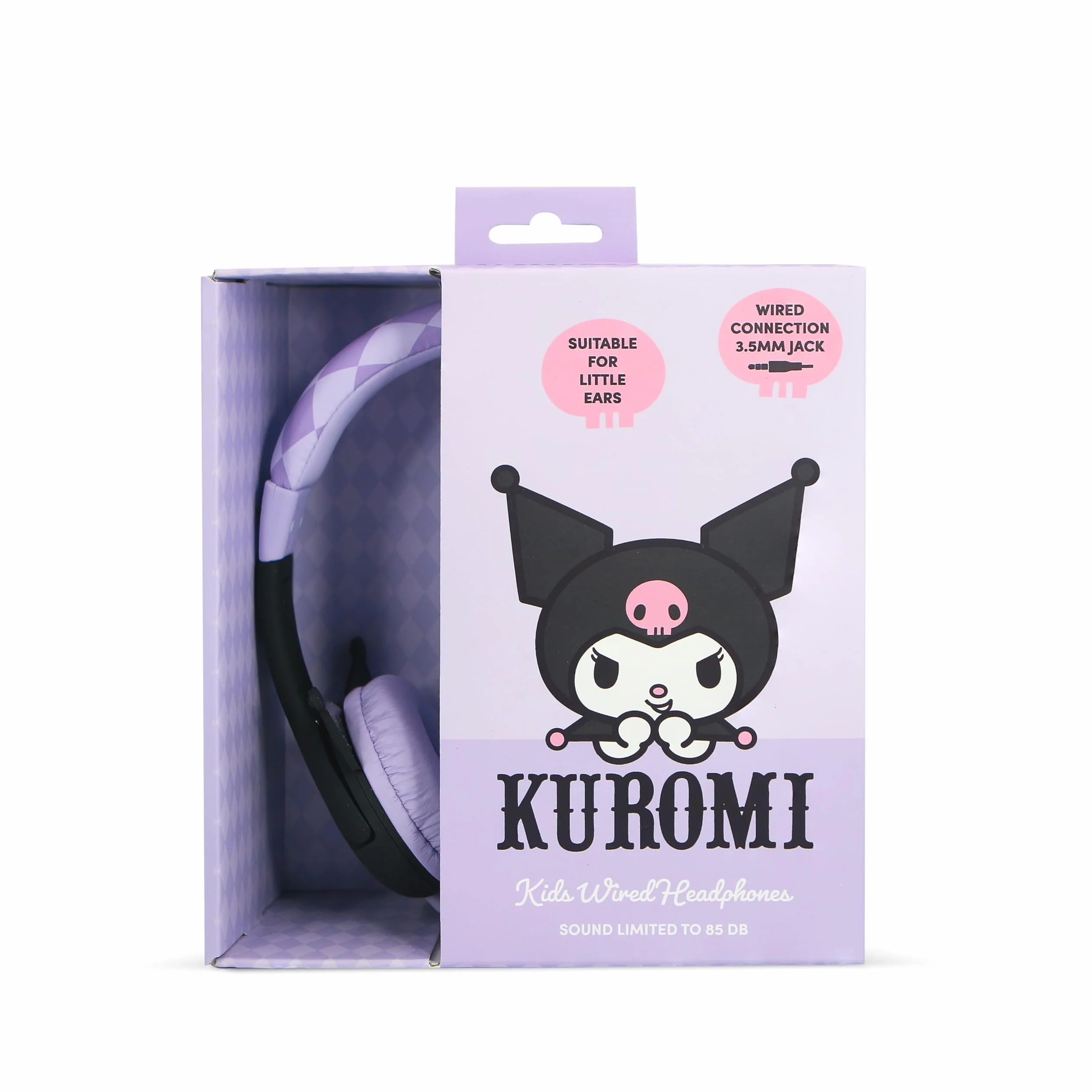 OTL Technologies Kuromi Przewodowe słuchawki dziecięce z ograniczoną głośnością