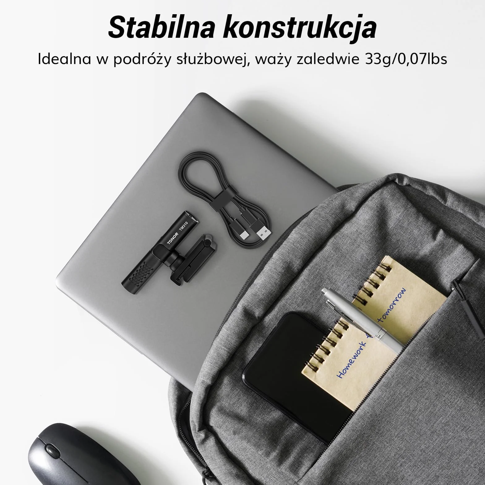 TONOR Mikrofon USB do komputera PC, laptopa, regulowany, konferencyjny, Skype, YouTube, MacOS Windows