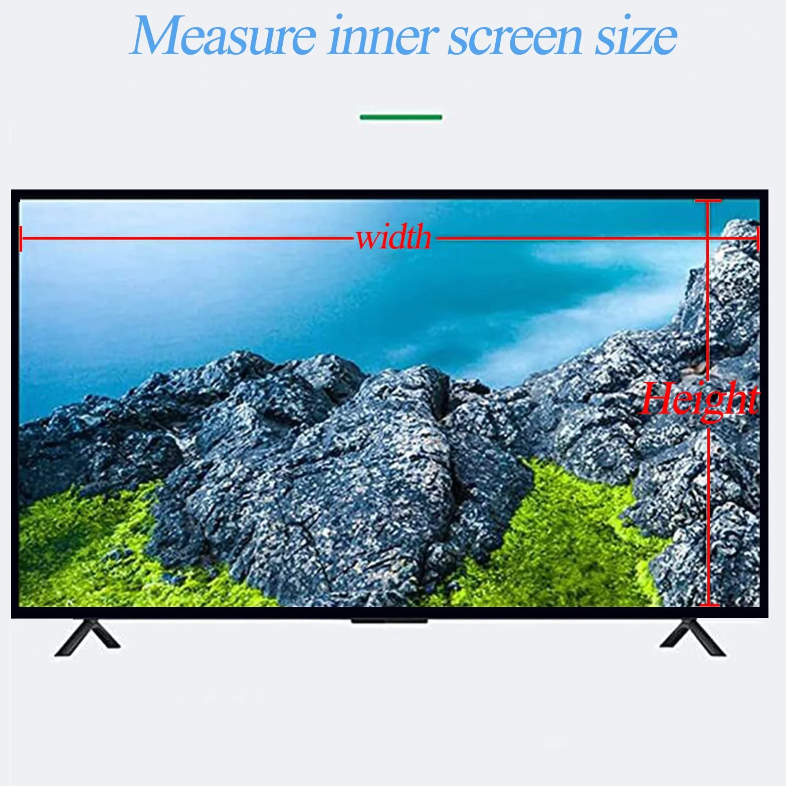 Ochrona ekranu telewizora przeciw niebieskiemu światłu 50-55 cali, matowa folia antyodblaskowa, łagodzi zmęczenie oczu do LCD, LED, OLED, QLED 4K HDTV, matowa 1221 x 689 mm