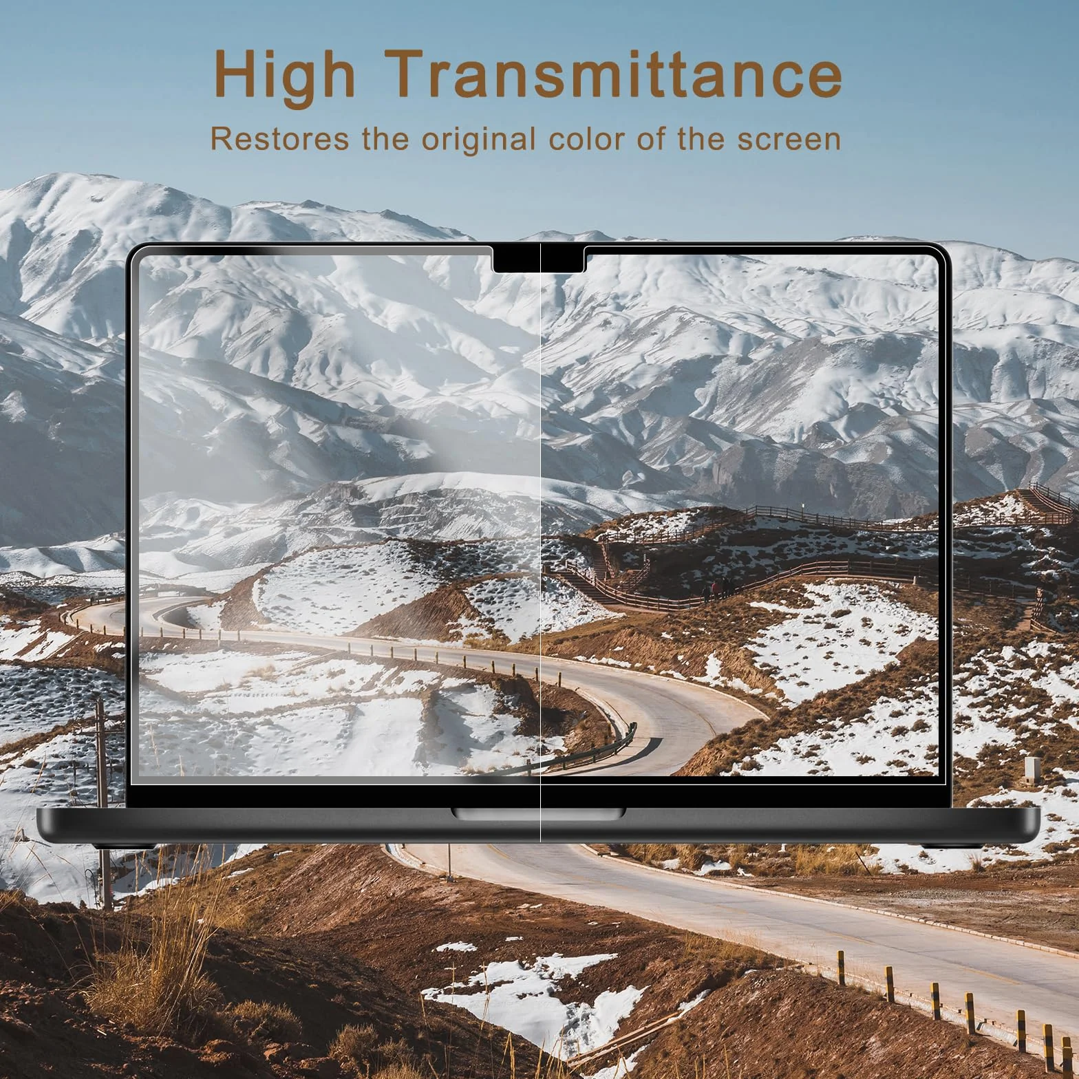 Folia ochronna na wyświetlacz ze szkła hartowanego do MacBook Air 2025-2022 13,6 cala M4 M3 M2 Chip A3240 A3113 A2681 twardość 9H ochrona ekranu folia ochronna szkło ochronne przezroczyste odporne na