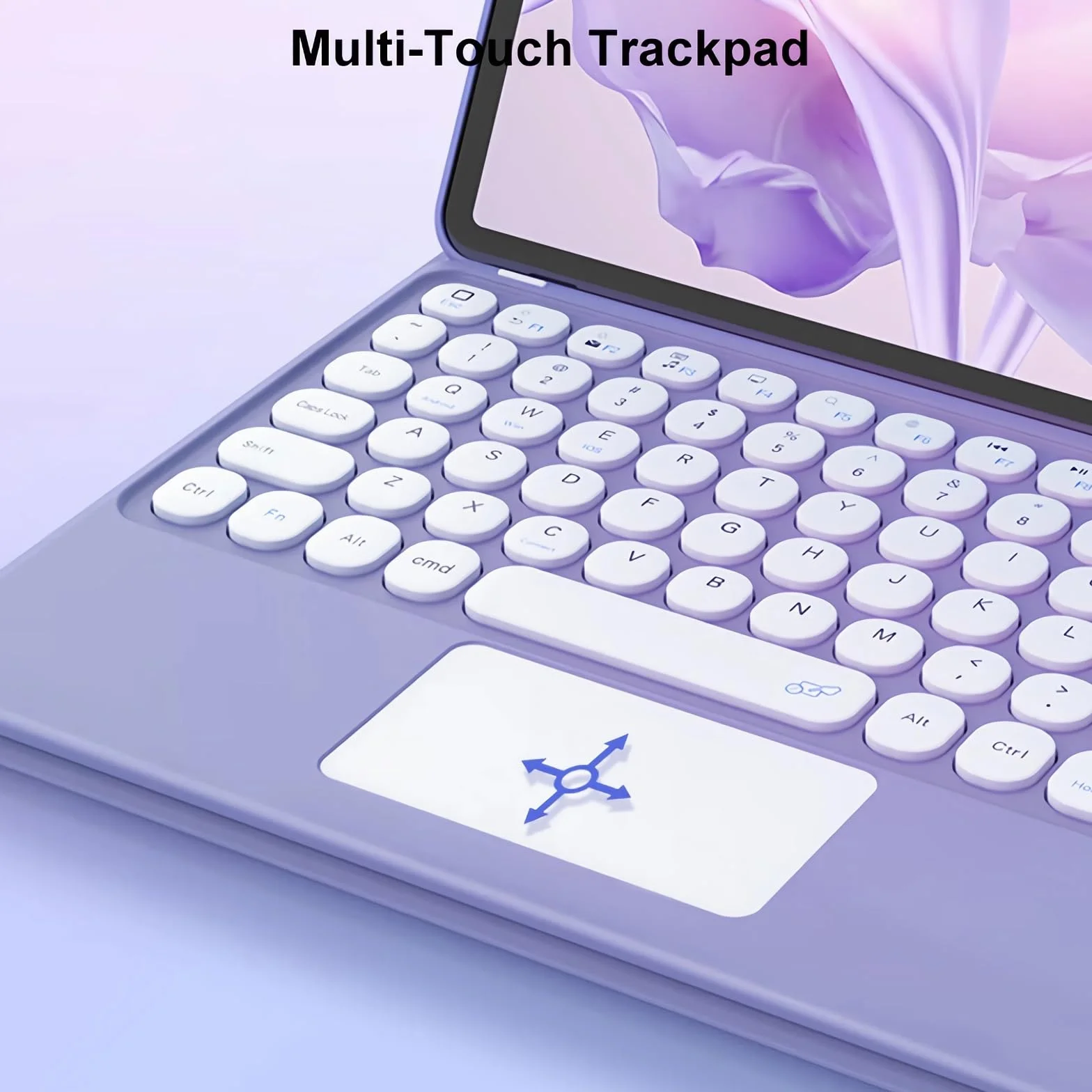 Etui z klawiaturą do Xiaomi Mi Pad 7/7 Pro 11.2", Wbudowany Uchwyt Na Ołówek, Magnetyczna Odłączana Bezprzewodowa Podświetlana Klawiatura z Myszą Bluetooth,Black 1