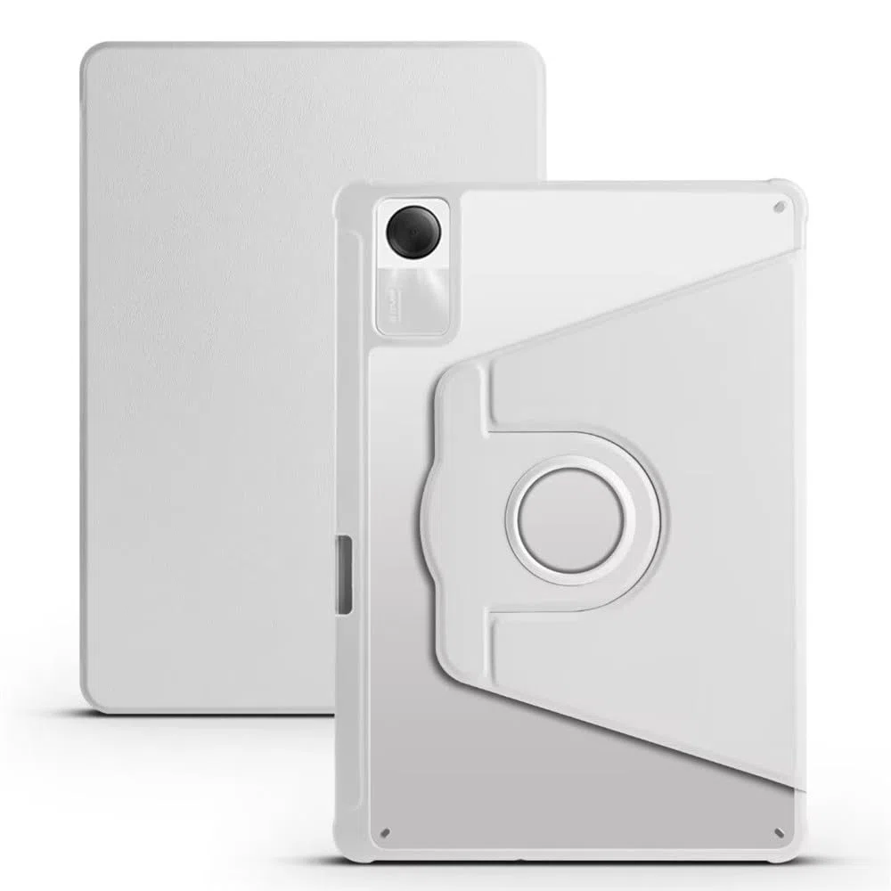 Generic etui kompatybilne z Xiaomi Redmi Pad 2 (kolor: Greyselected) inteligentne etui obrotowy stojak skórzany silikonowy twardy pokrowiec