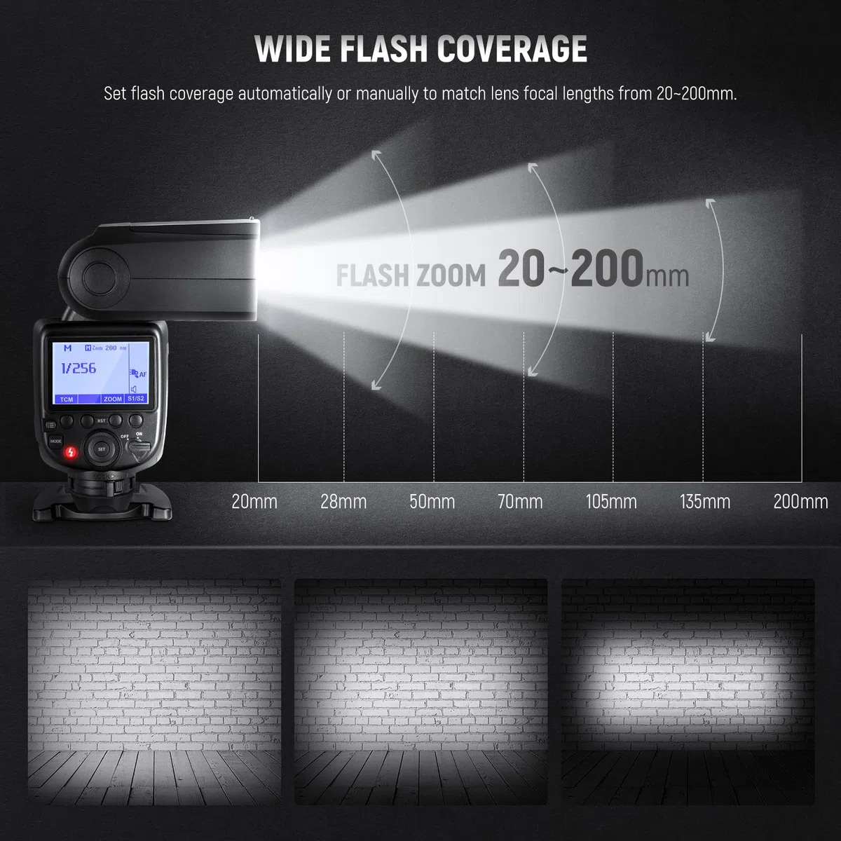 Neewer NW700-N TTL Flash Speedlite kompatybilny z aparatami Nikon DSLR, szybka synchronizacja 1/8000s, wyjście 1/1-1/256, funkcja TCM, 230 pełna moc Flash, szybki recykling 0,1-2,7 s, baterie nie są