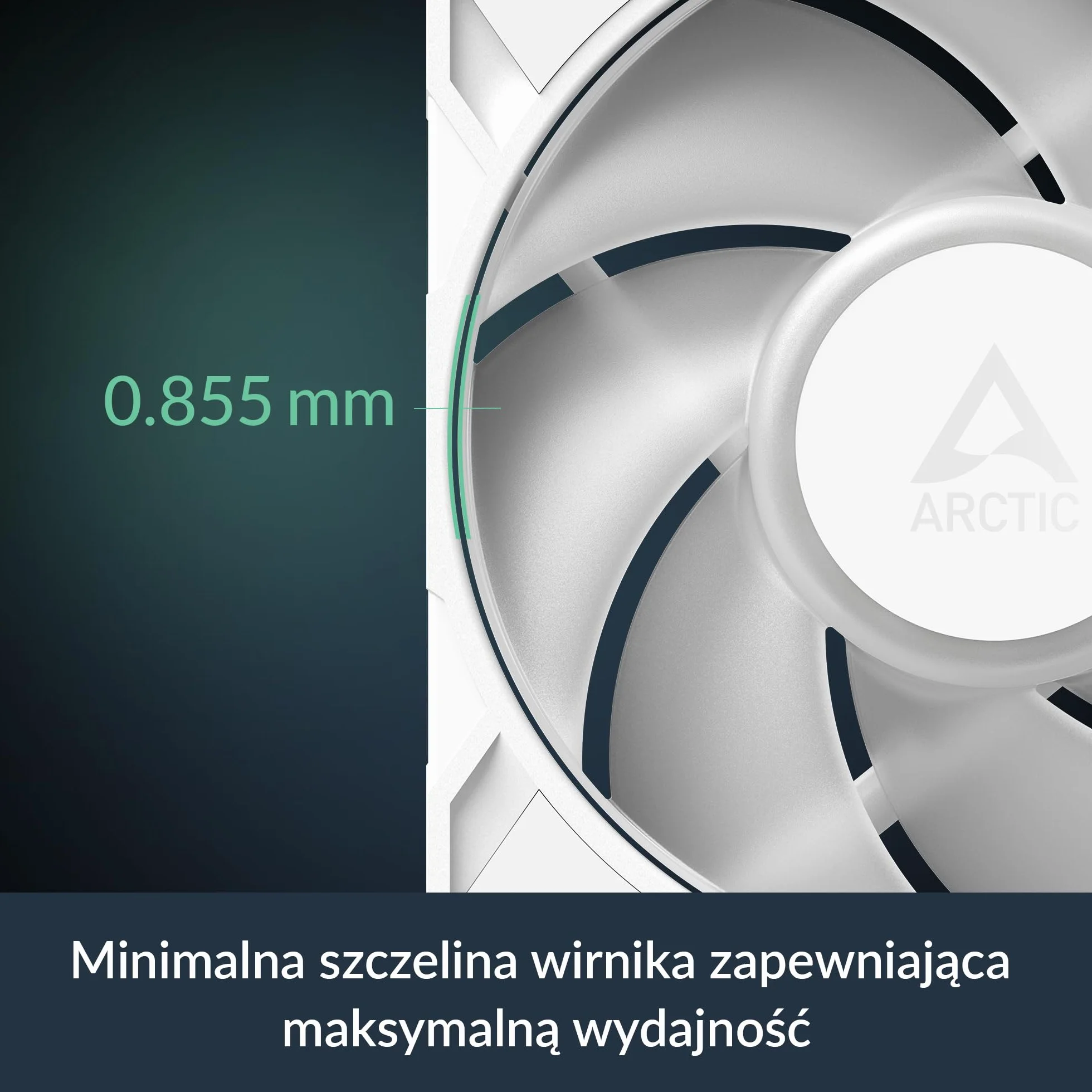 ARCTIC P12 Pro A-RGB Wentylator PWM 120 mm 3 Sztuki 400-3000 rpm 5V Cyfrowy RGB Biały