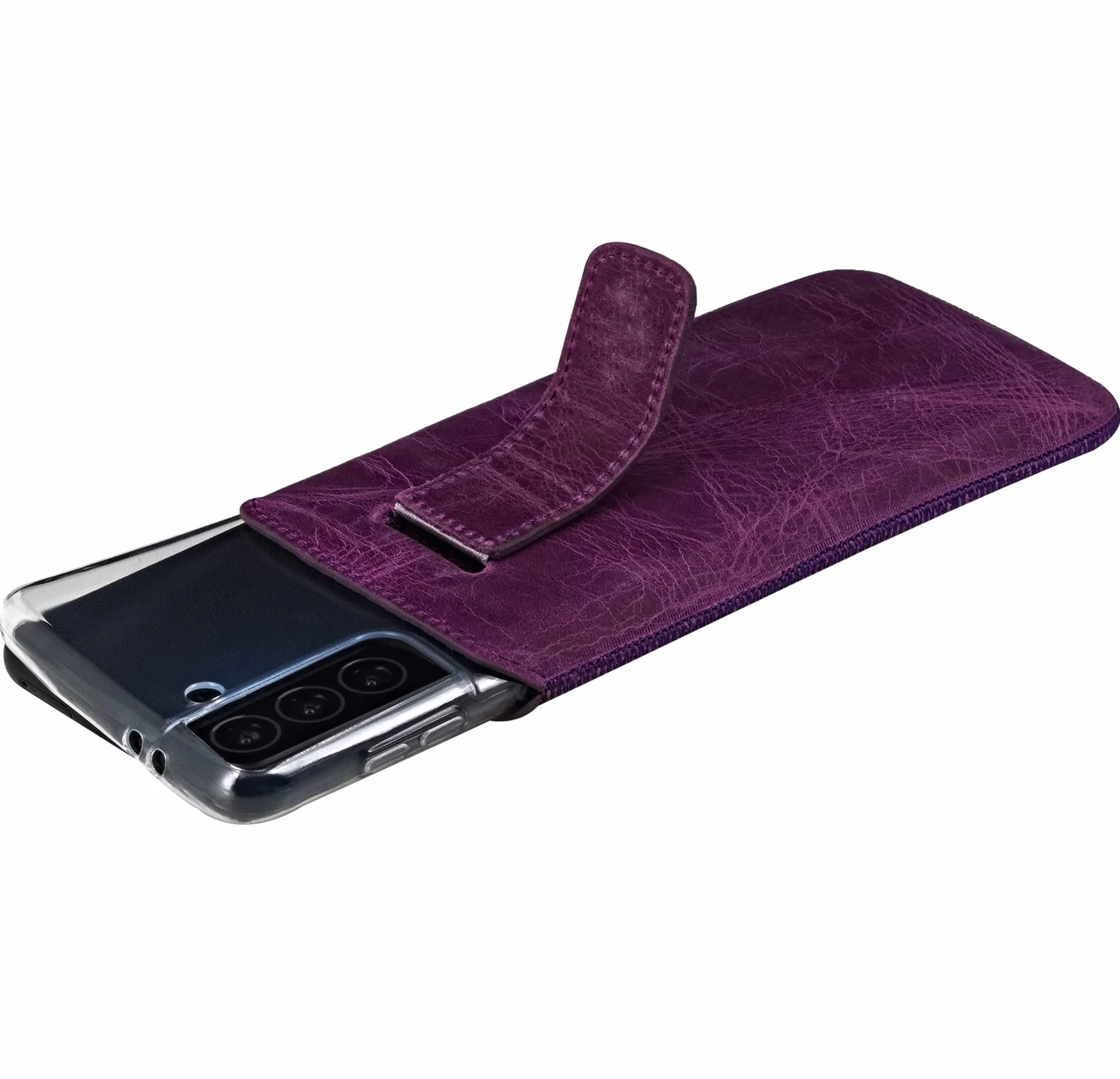 Suncase Prawdziwy skórzany pokrowiec etui kompatybilne z Sony Xperia 1 VII Wymiary wewnętrzne: ok. 166 x 78 x 15 mm (pasuje do dodatkowego grubszego silikonu Case/Bumper/Backcover) w kolorze antycznym