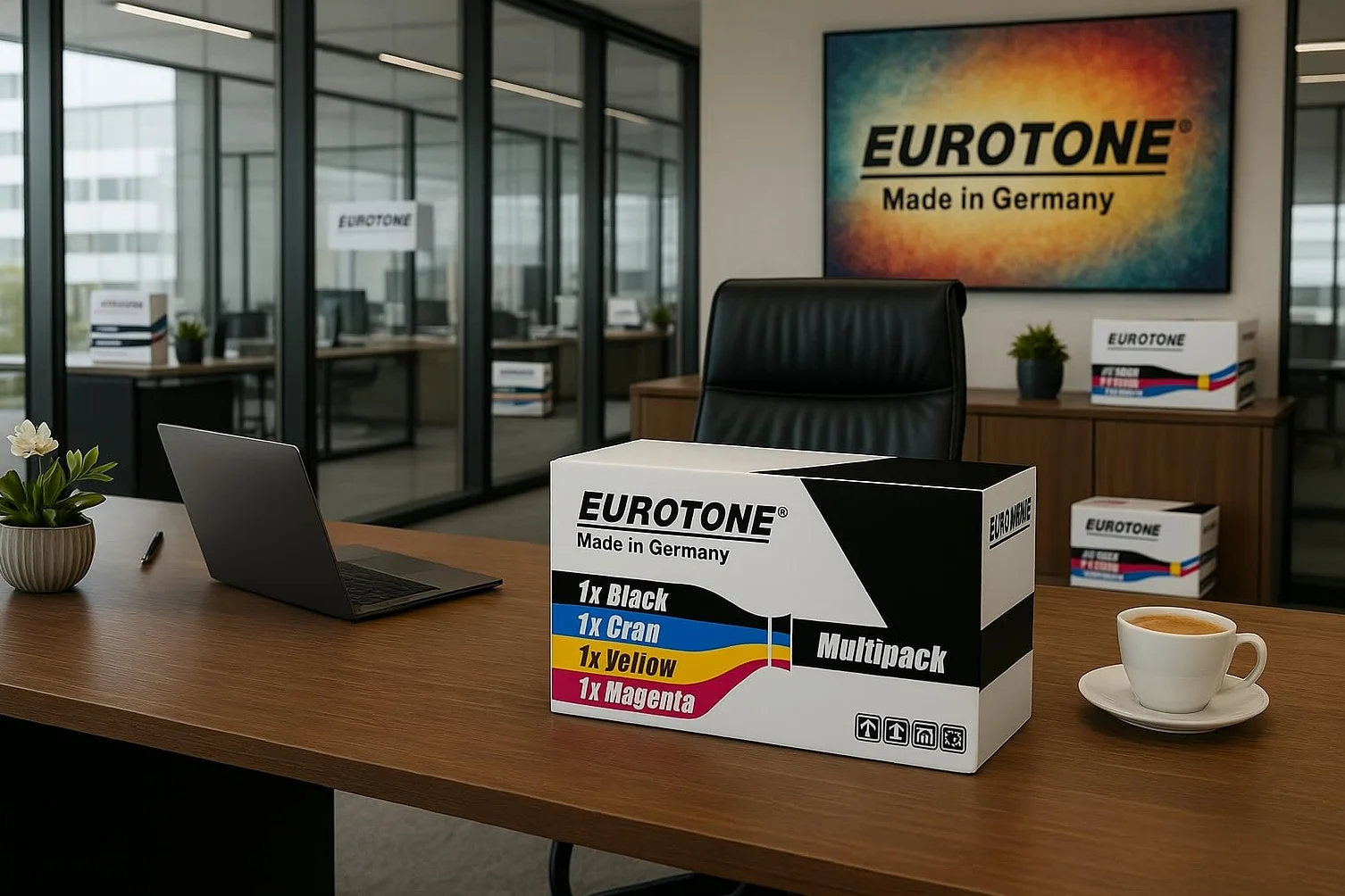 Eurotone Cyan Toner kompatybilny jako zamiennik do Utax 3206Ci 3207Ci zastępuje CK8512C
