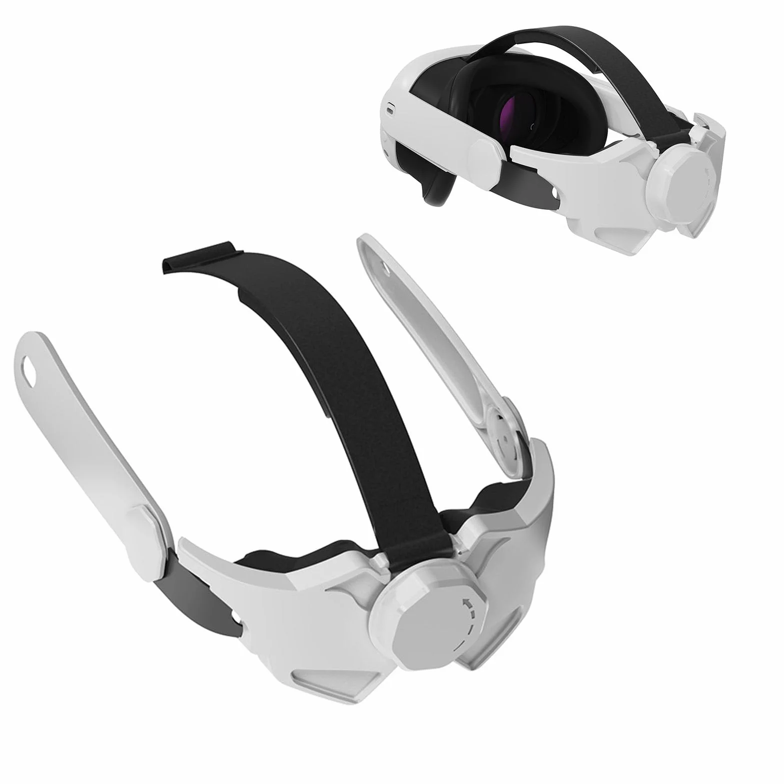 Pasek na głowę do Meta Quest 3 VR, Pasek Comfort Elite do Akcesoriów Oculus Quest 3 Regulowany Zamiennik Paska Elite Zapewniający Większe Wsparcie Komfortu i Zmniejszający Nacisk