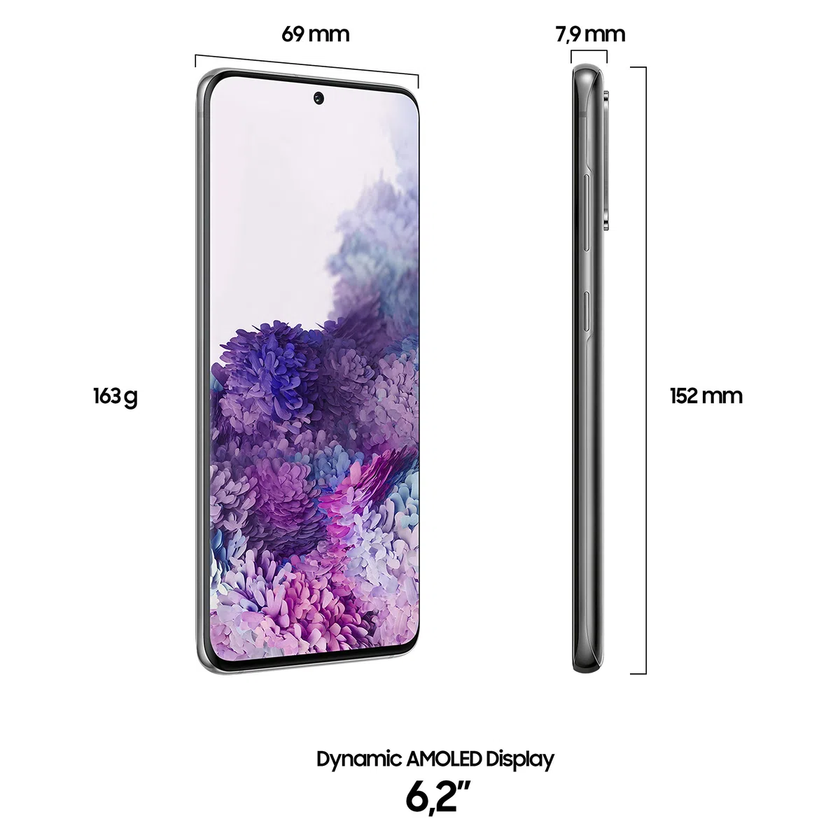 Smartfon Samsung SM-G980FZADEUE Galaxy S20, 128 GB, szary