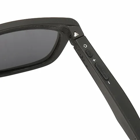 Okulary Bluetooth 5.0 na Przewodnictwo Wbudowanym Mikrofonem i Głośnikami, Inteligentne Okulary Bluetooth z Filtrem światła Niebieskiego Soczewki do Wszystkich (Czarny)