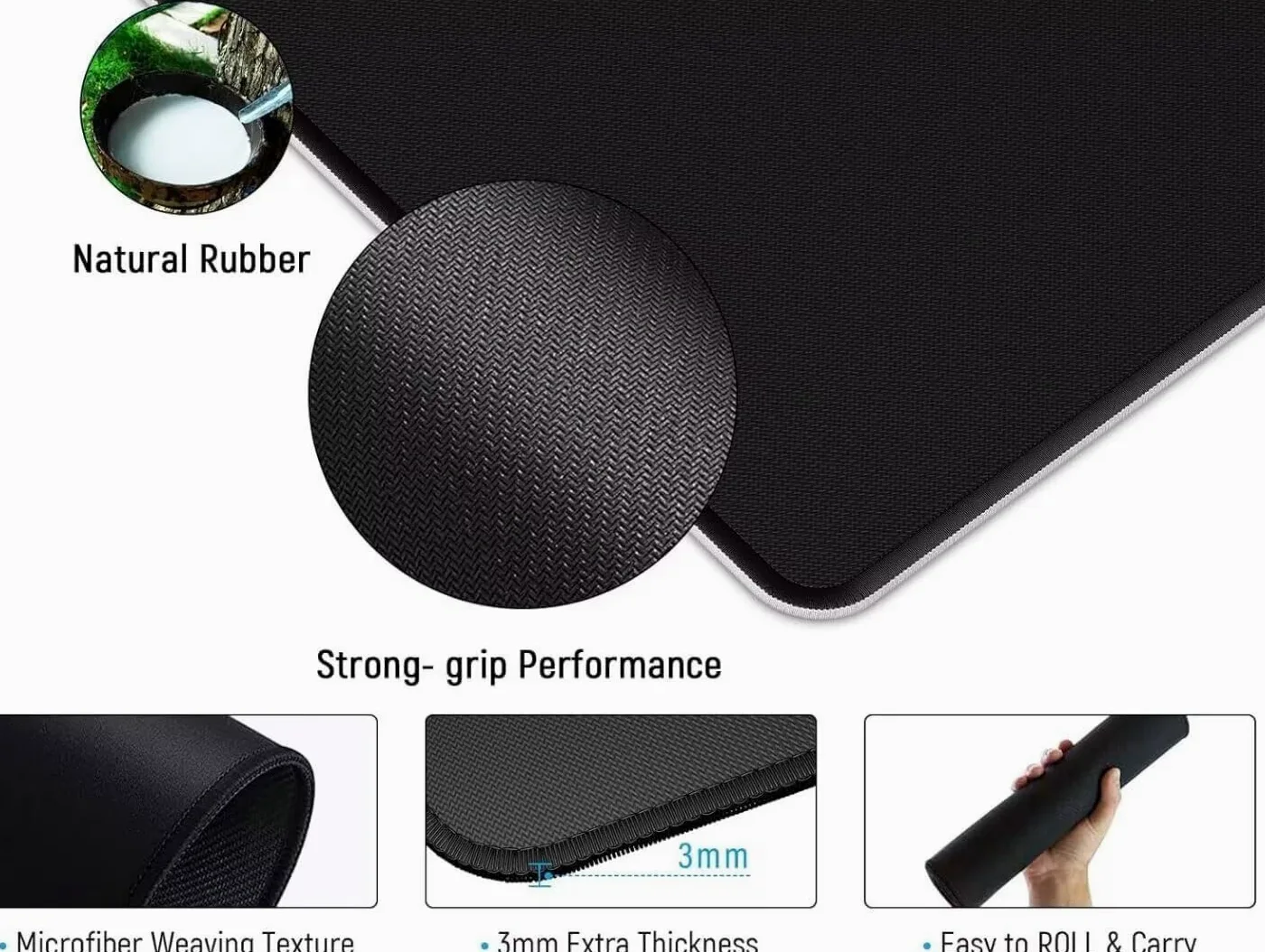 Gamingowa podkładka pod mysz XXL, 1400 x 600 mm, złota, duża podkładka na biurko z antypoślizgową gumową podstawą, abstrakcja z przyszytymi krawędziami, akcesoria biurowe, akcesoria gamingowe