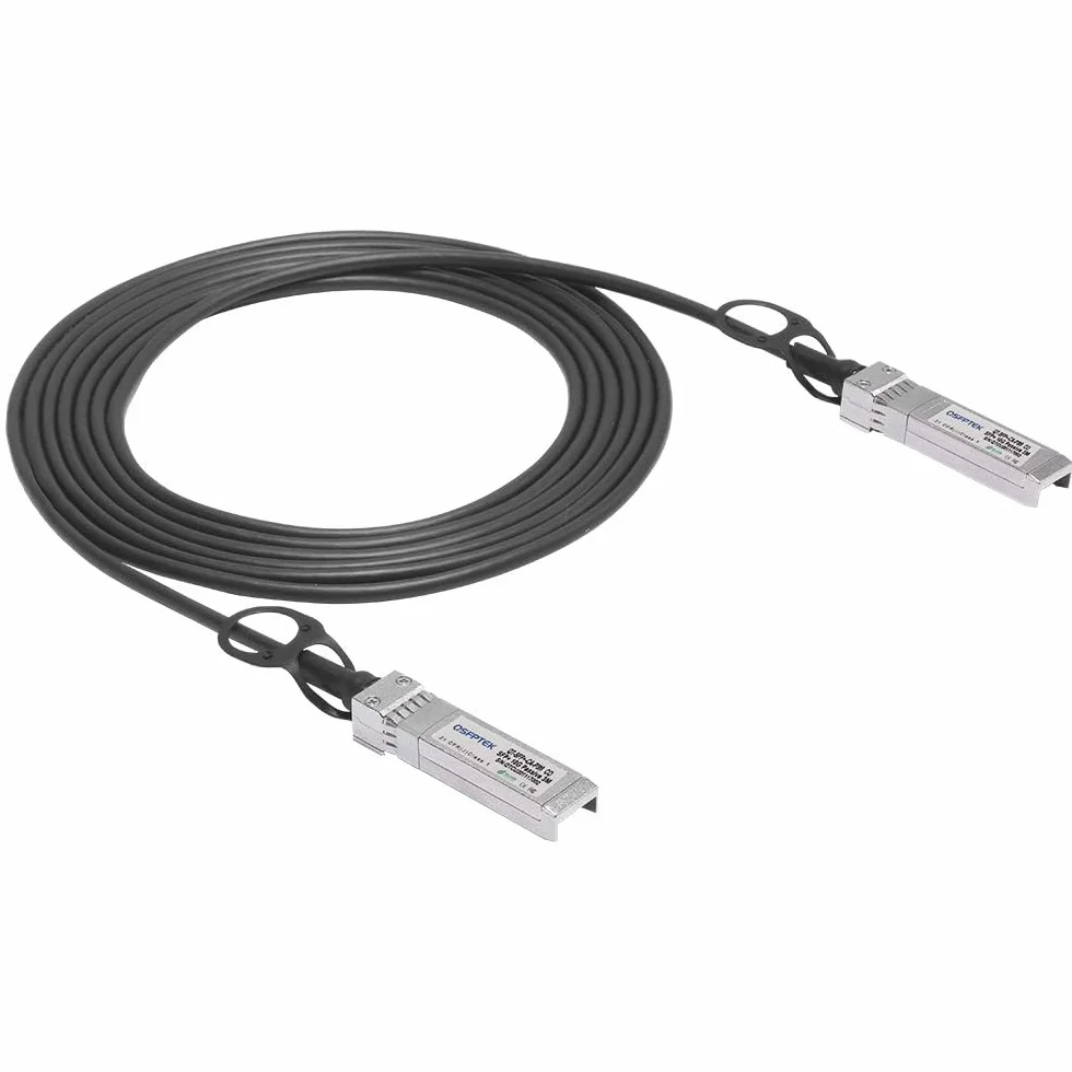 QSFPTEK 10 GBASE-CA pasywne bezpośrednie mocowanie miedziany Twinax SFP kabel (3 m (10 stóp))