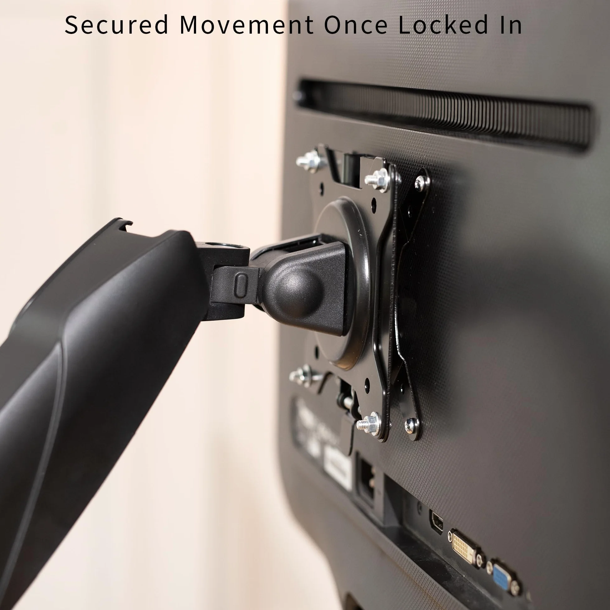 VIVO Adapter VESA Mount Quick Release, mocowanie stojaka i uchwyt ścienny, zdejmowana płyta VESA do łatwego montażu monitora LCD i ekranu telewizora, stojak VAD2